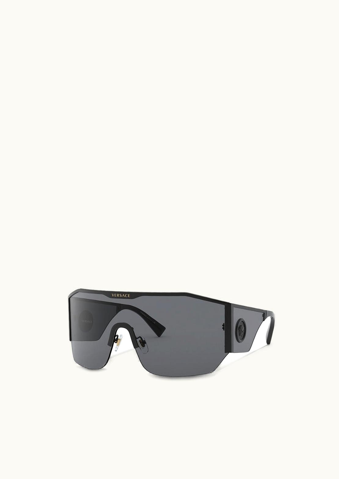 Versace Versace Medusa Halo Shield Sunglasses Black