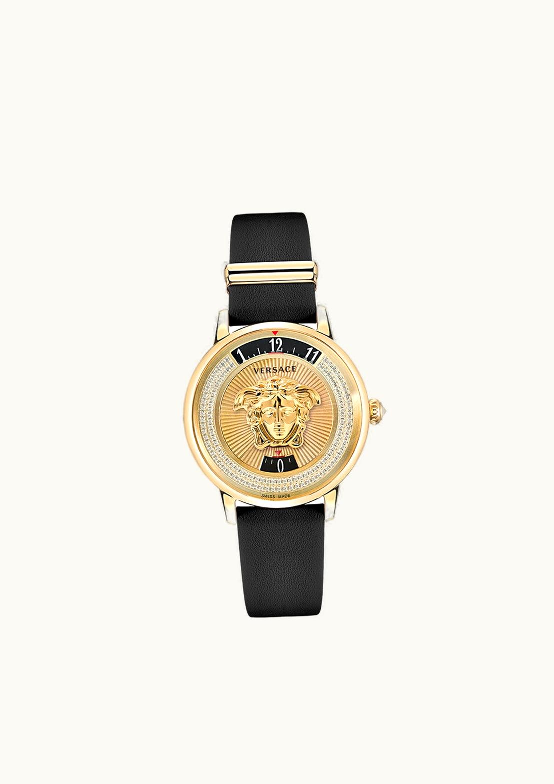 Versace Versace Medusa Icon Diamond Watch Black, Gold