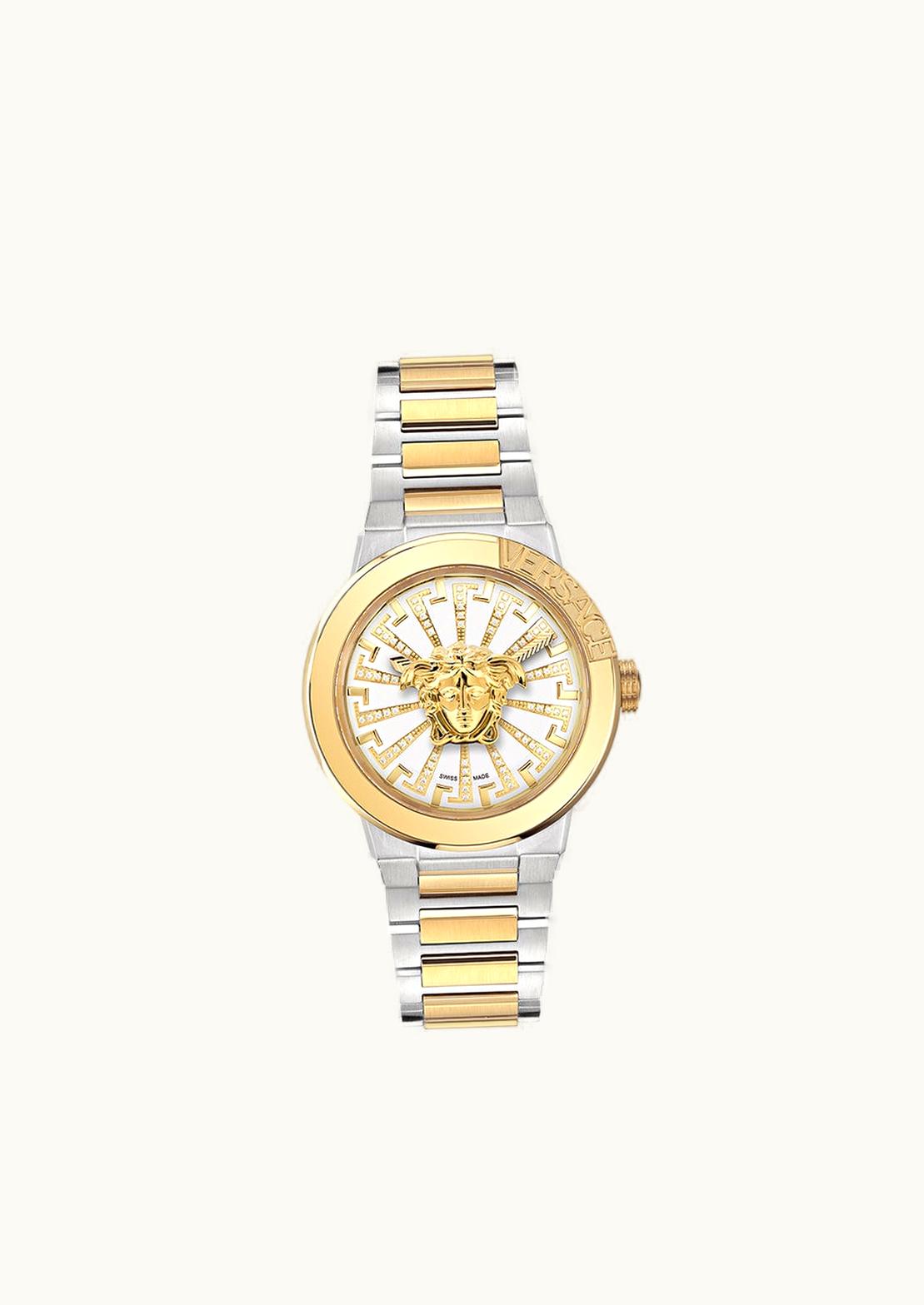 Versace Versace Medusa Infinite Diamond Watch Gold, Silver