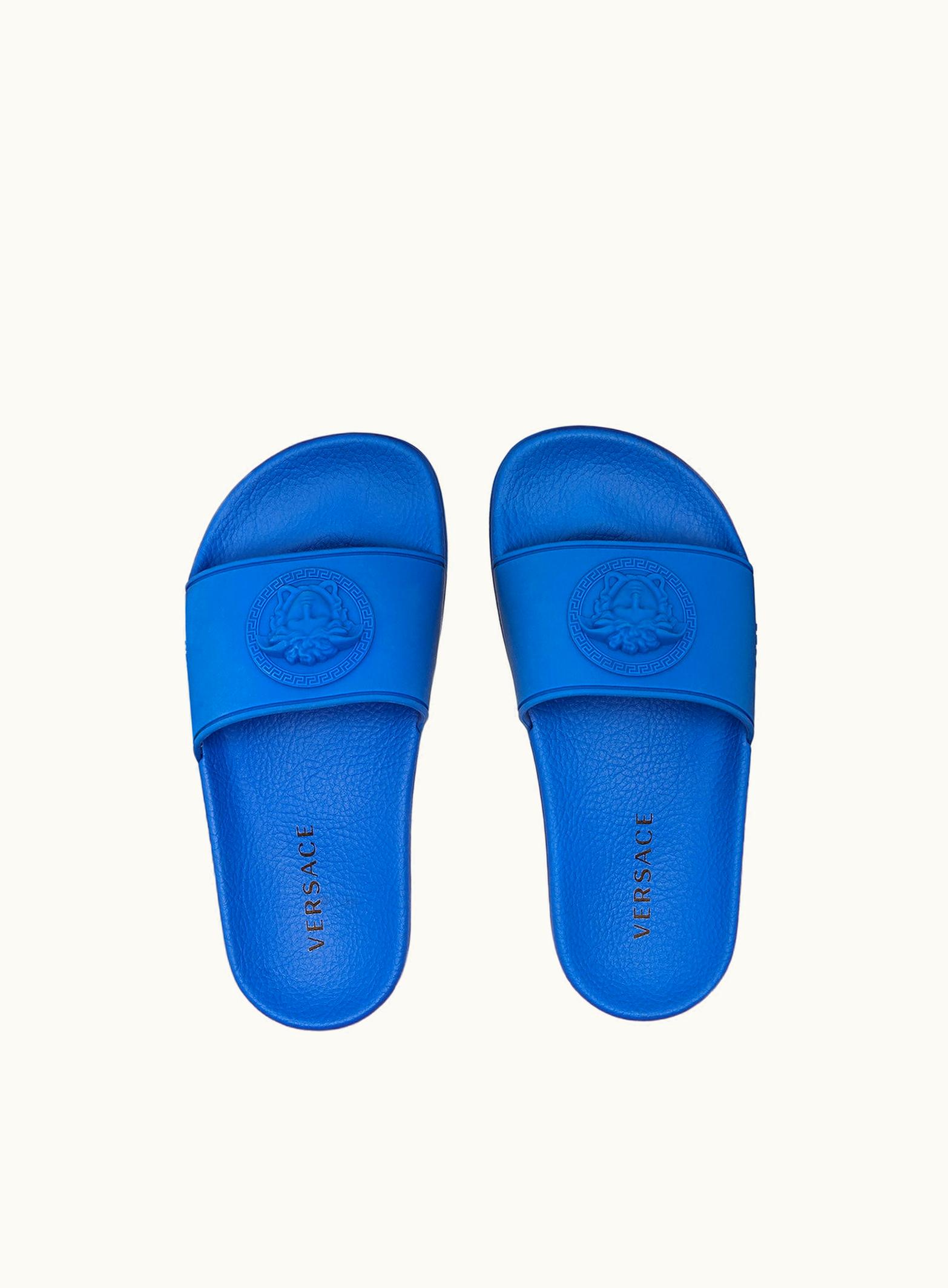 Versace Versace Medusa Kids Sliders Blue