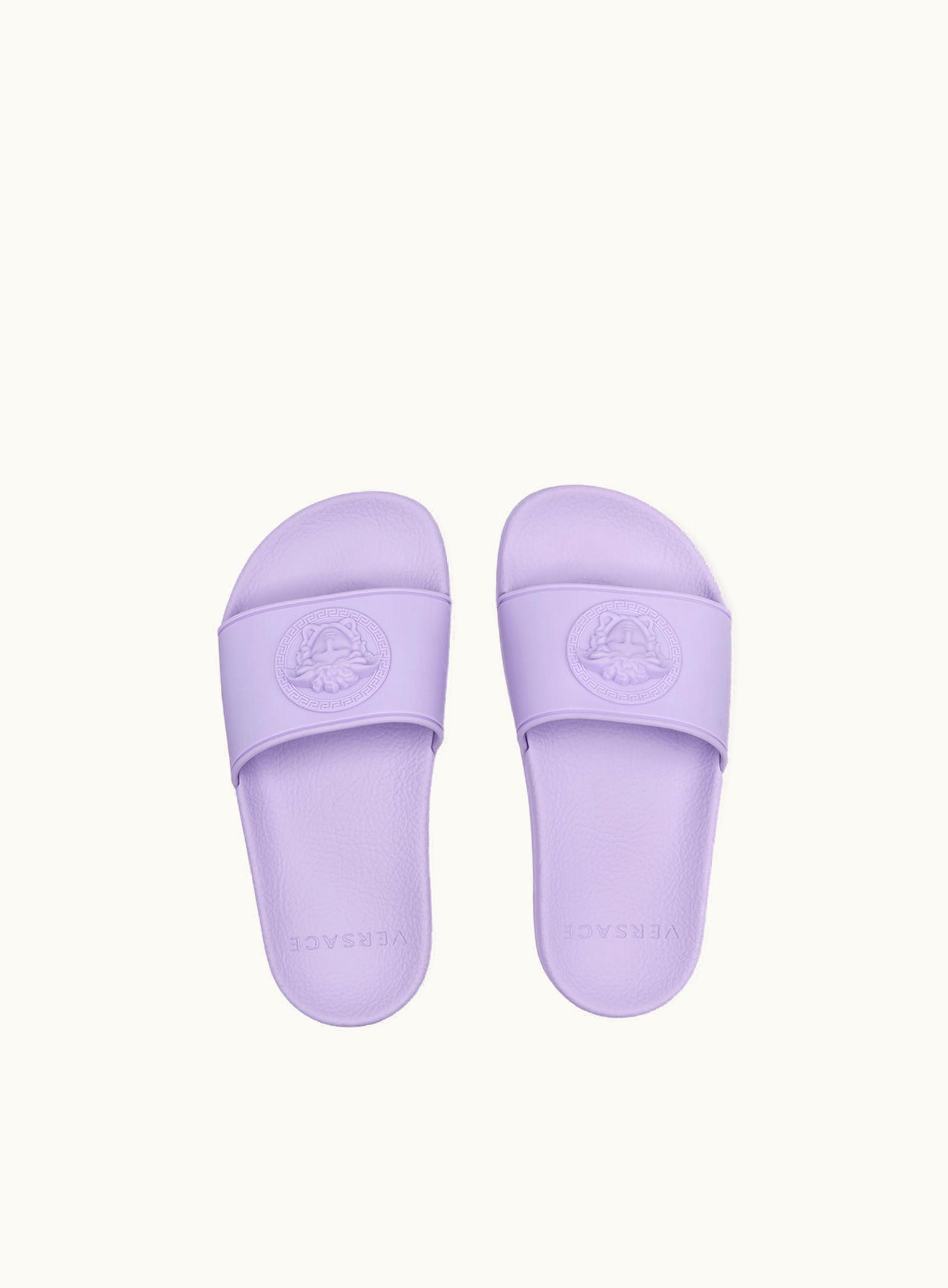 Versace Versace Medusa Kids Sliders Purple