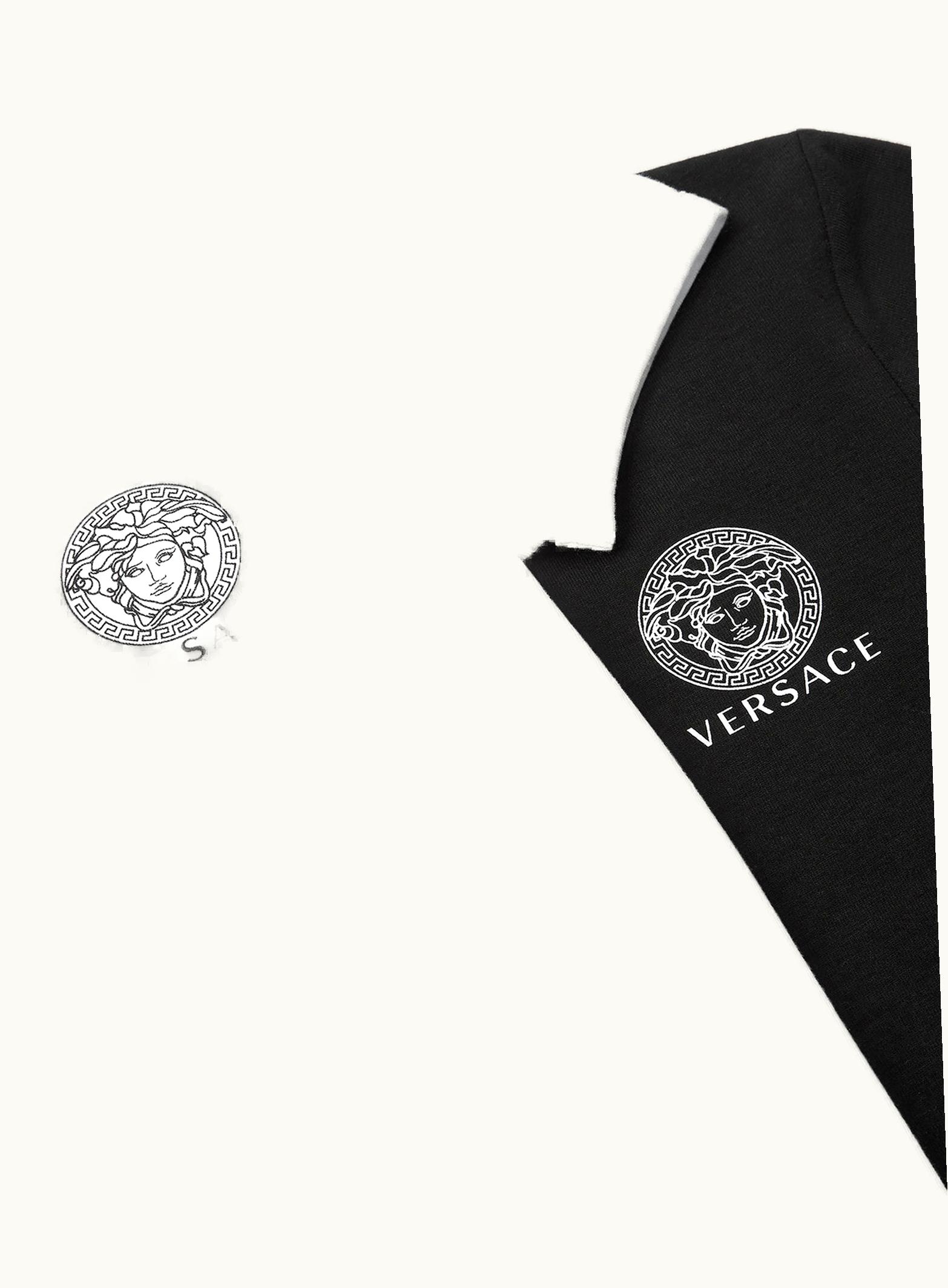 Versace Versace Medusa Logo Kids Undershirt 2-Pack Multicolor