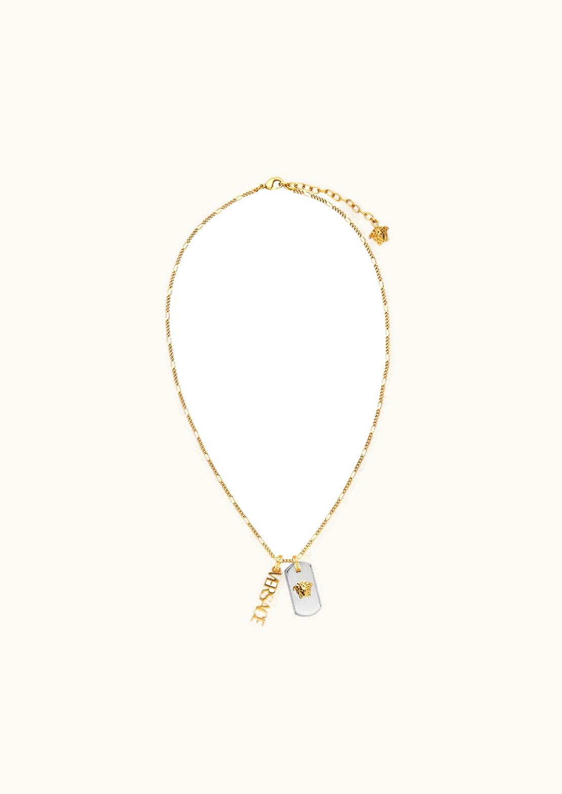 Versace Versace Medusa Logo Necklace Silver, Gold