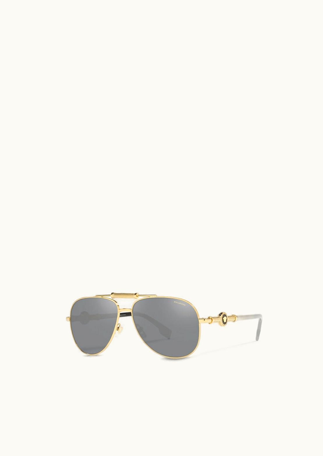 Versace Versace Medusa Polis Sunglasses Black, Gold
