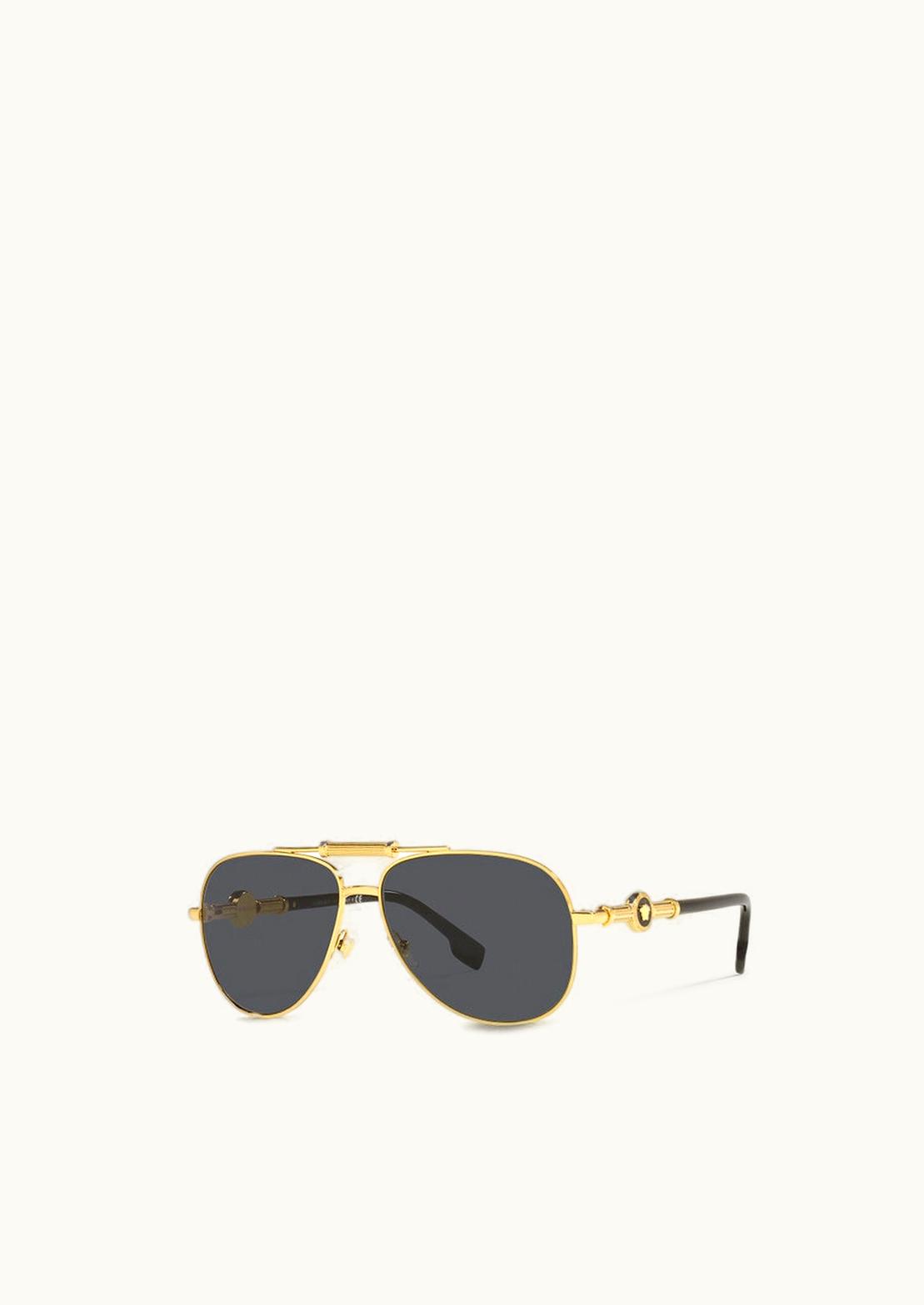 Versace Versace Medusa Polis Sunglasses Gold