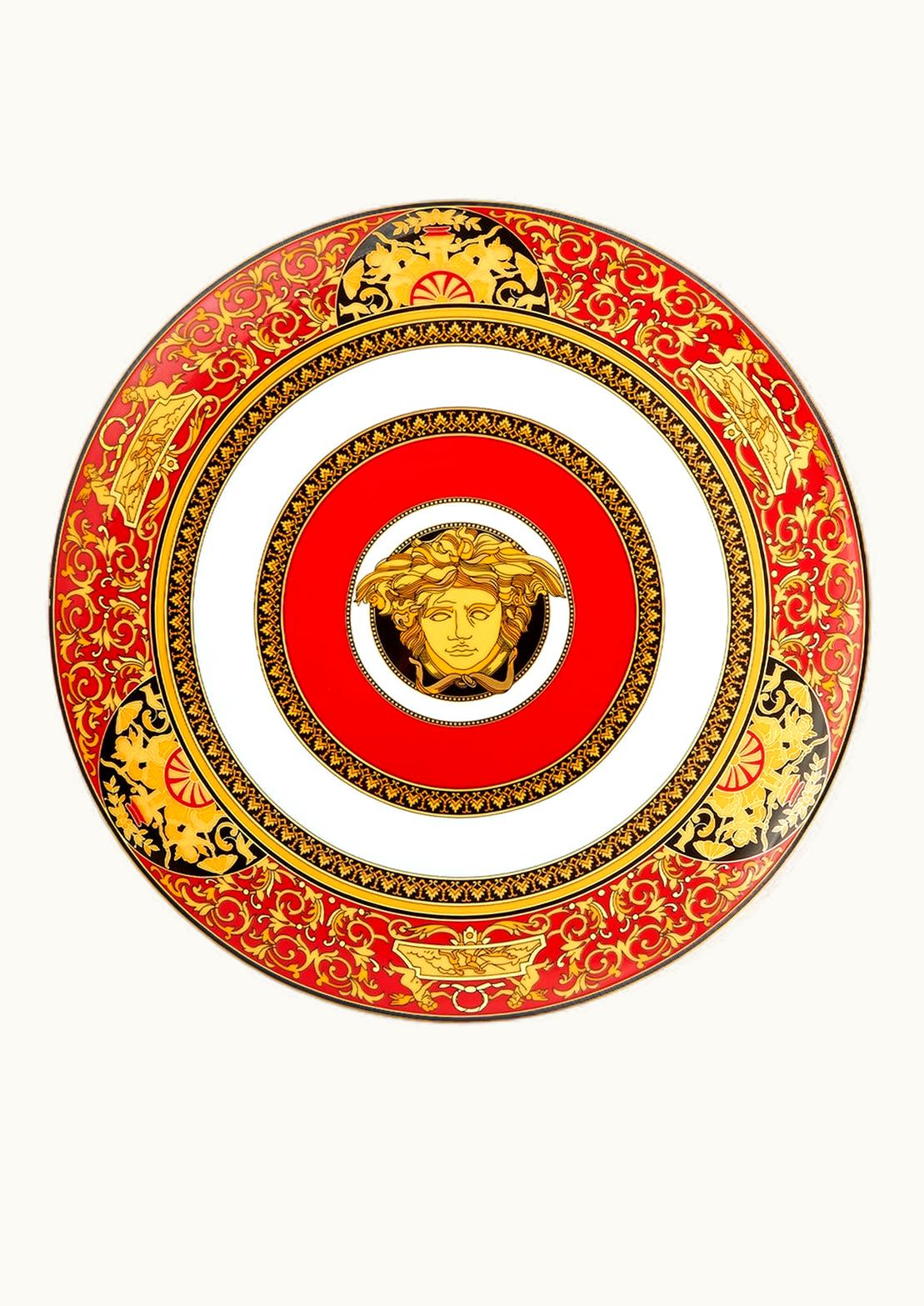 Versace Versace Medusa Red Charger Plate 33 CM Print