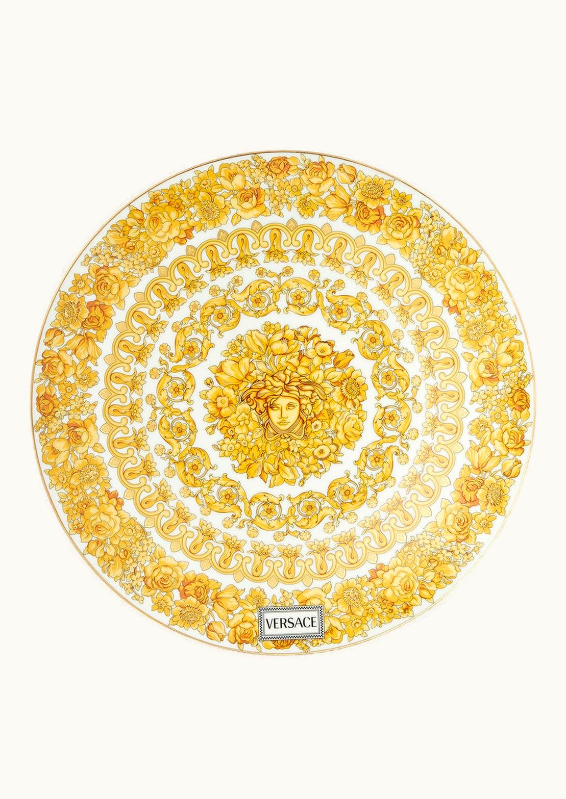 Versace Versace Vintage Medusa Barocco Charger Plate Gold