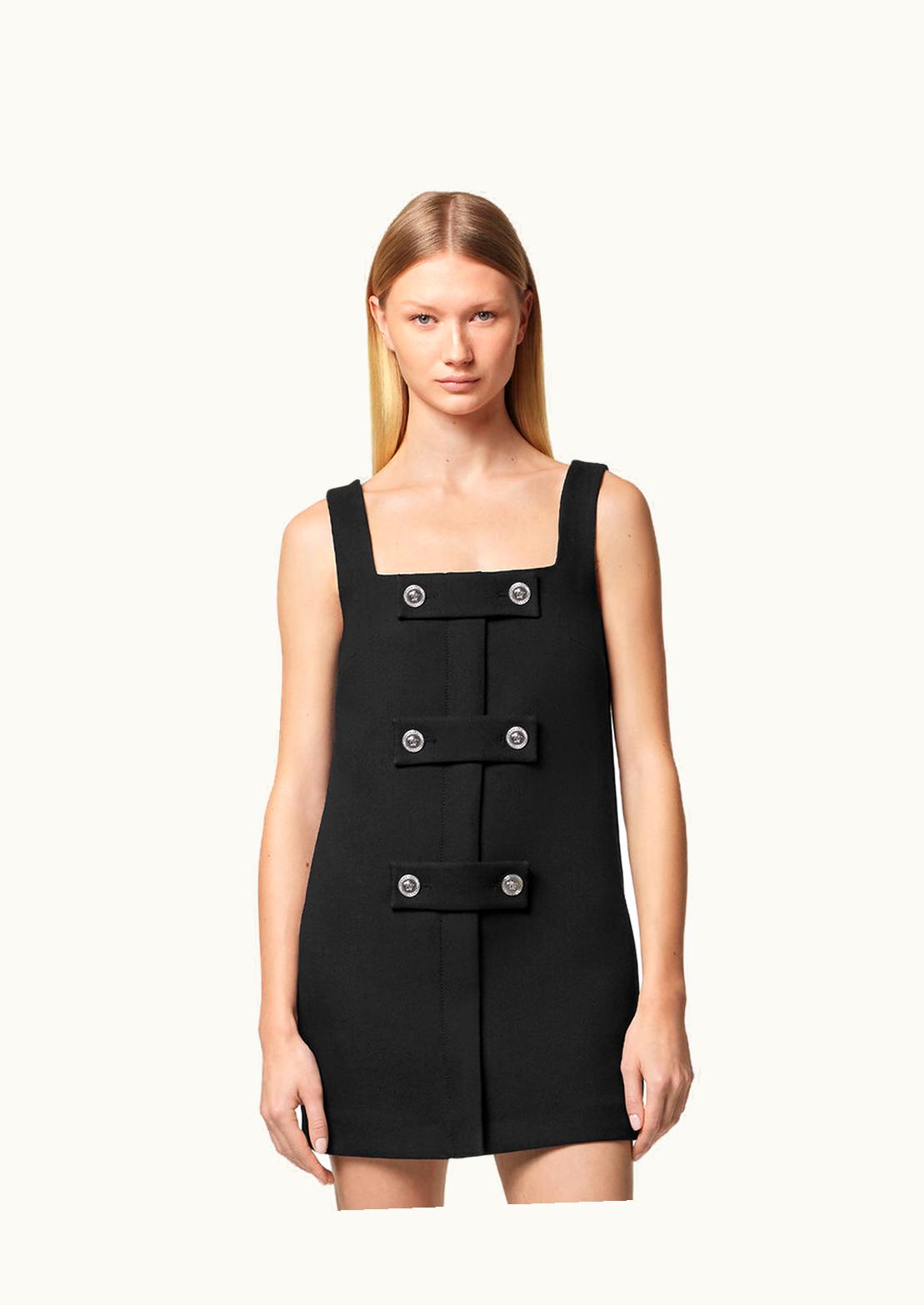 Versace Versace Medusa Sleeveless Mini Dress Black