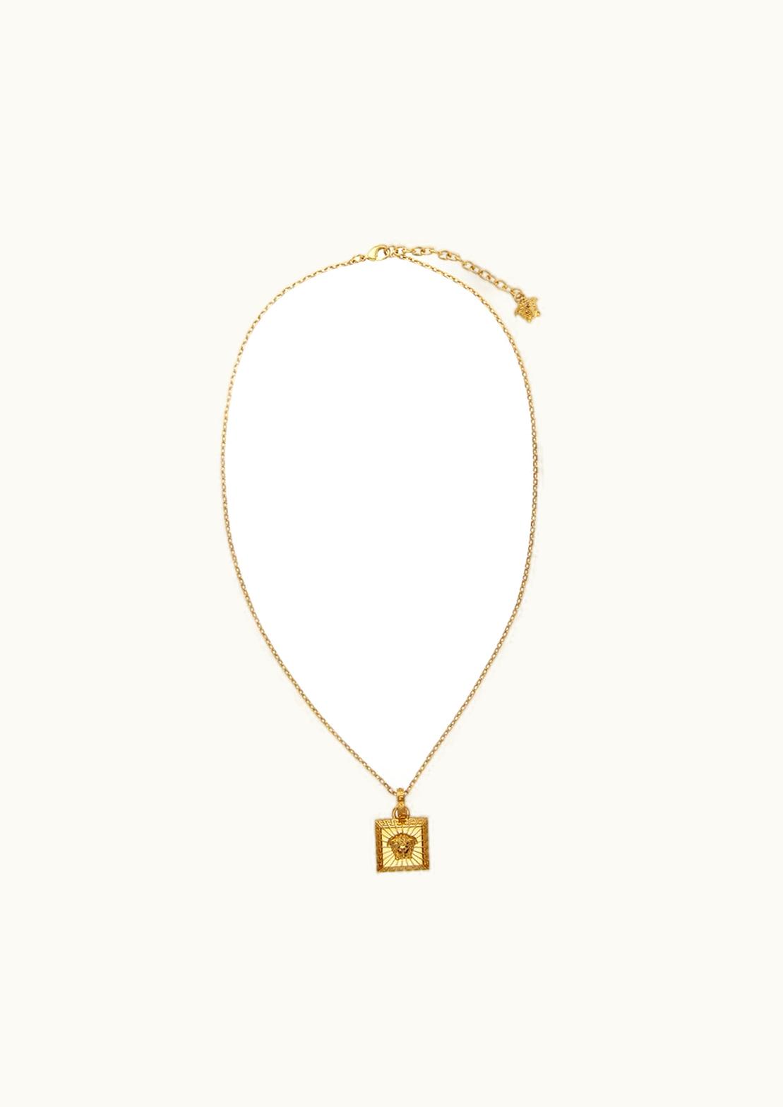 Versace Versace Medusa Square Necklace Gold
