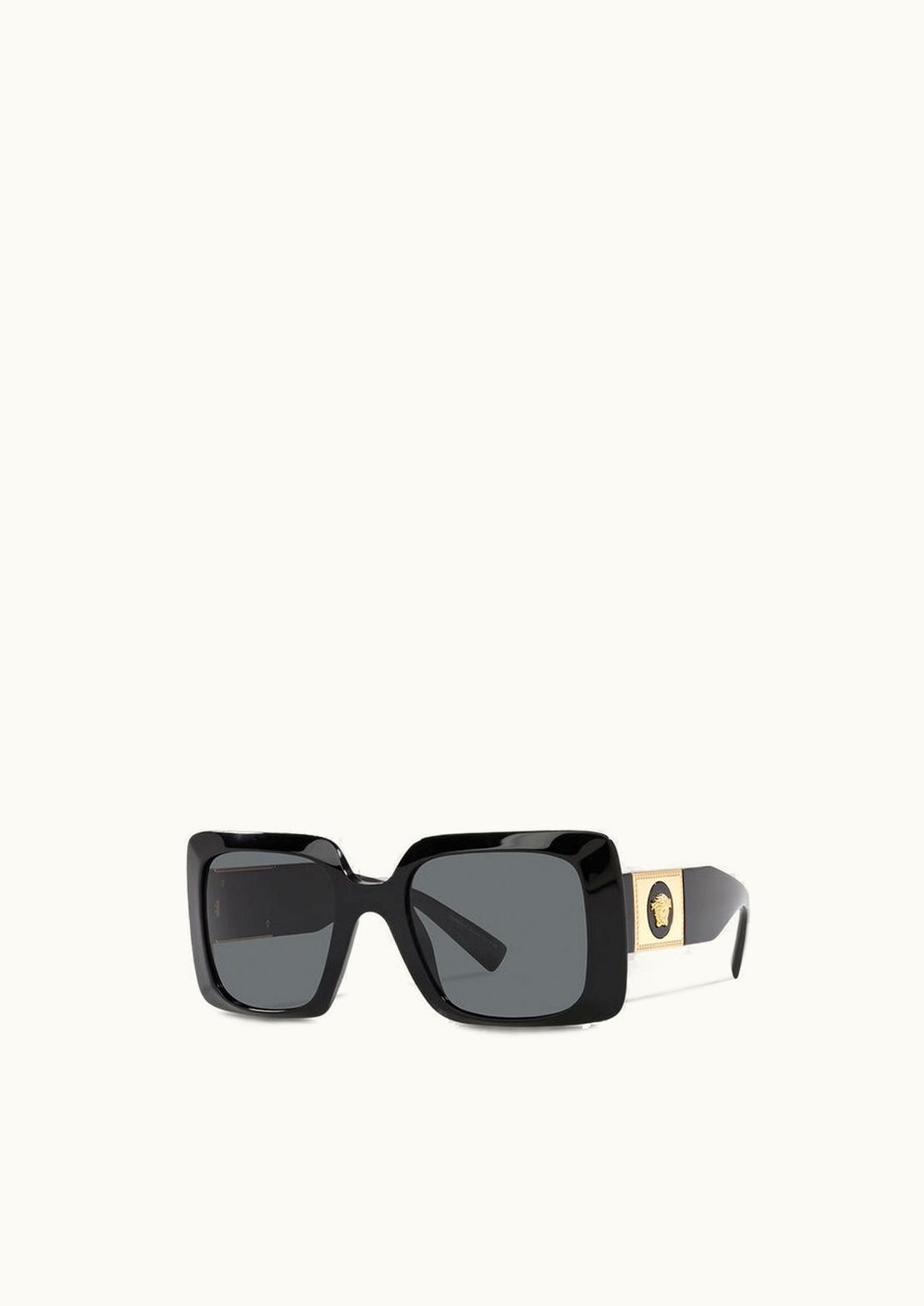 Versace Versace Medusa Stud Squared Sunglasses Black