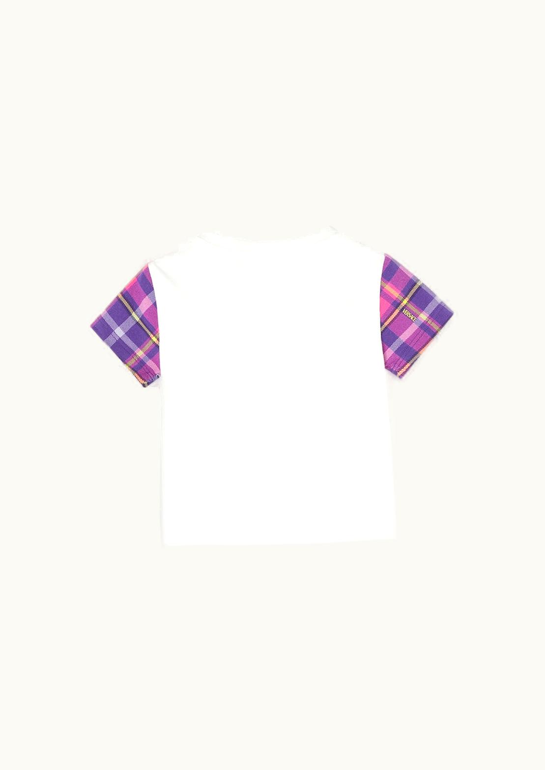 Versace Versace Medusa Tartan Baby T-Shirt Multicolor