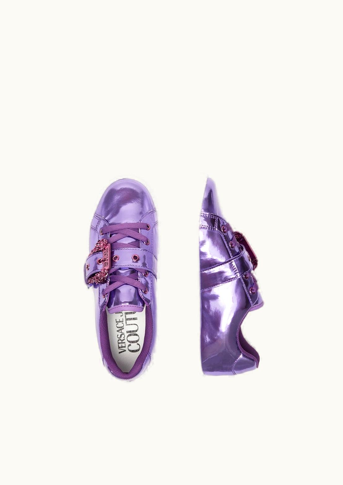 Versace Versace Metallic Court 88 Trainers Pink