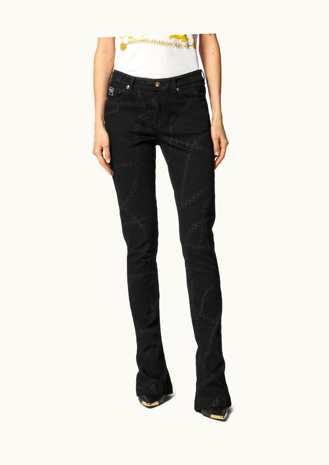 Versace Versace Necklace Flared Jeans Black