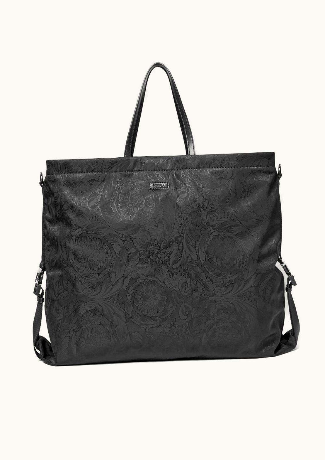 Versace Versace Neo Nylon Large Tote Bag Black