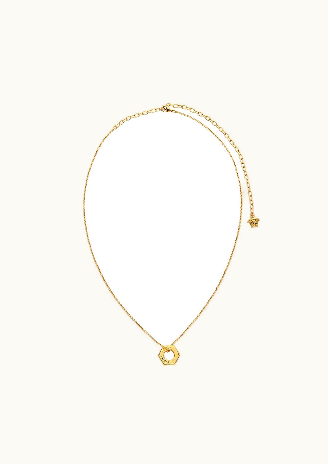 Versace Versace Nuts & Bolts Greca Necklace Gold