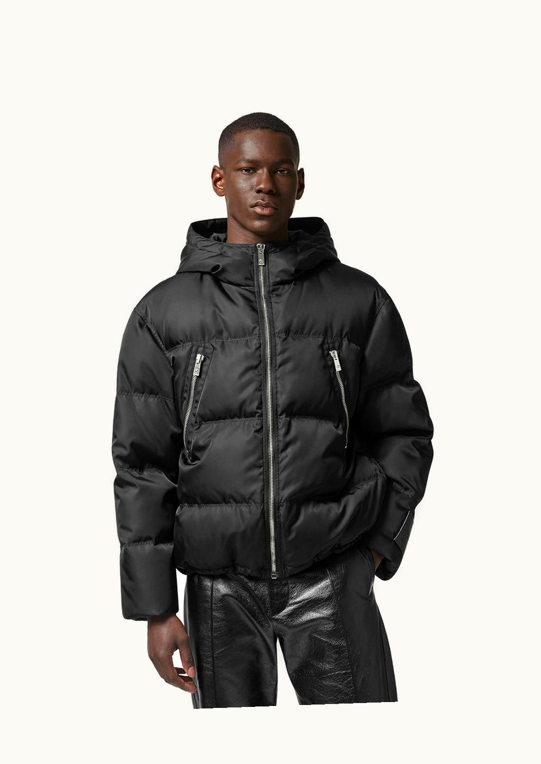 Versace Versace Nylon Puffer Jacket Black