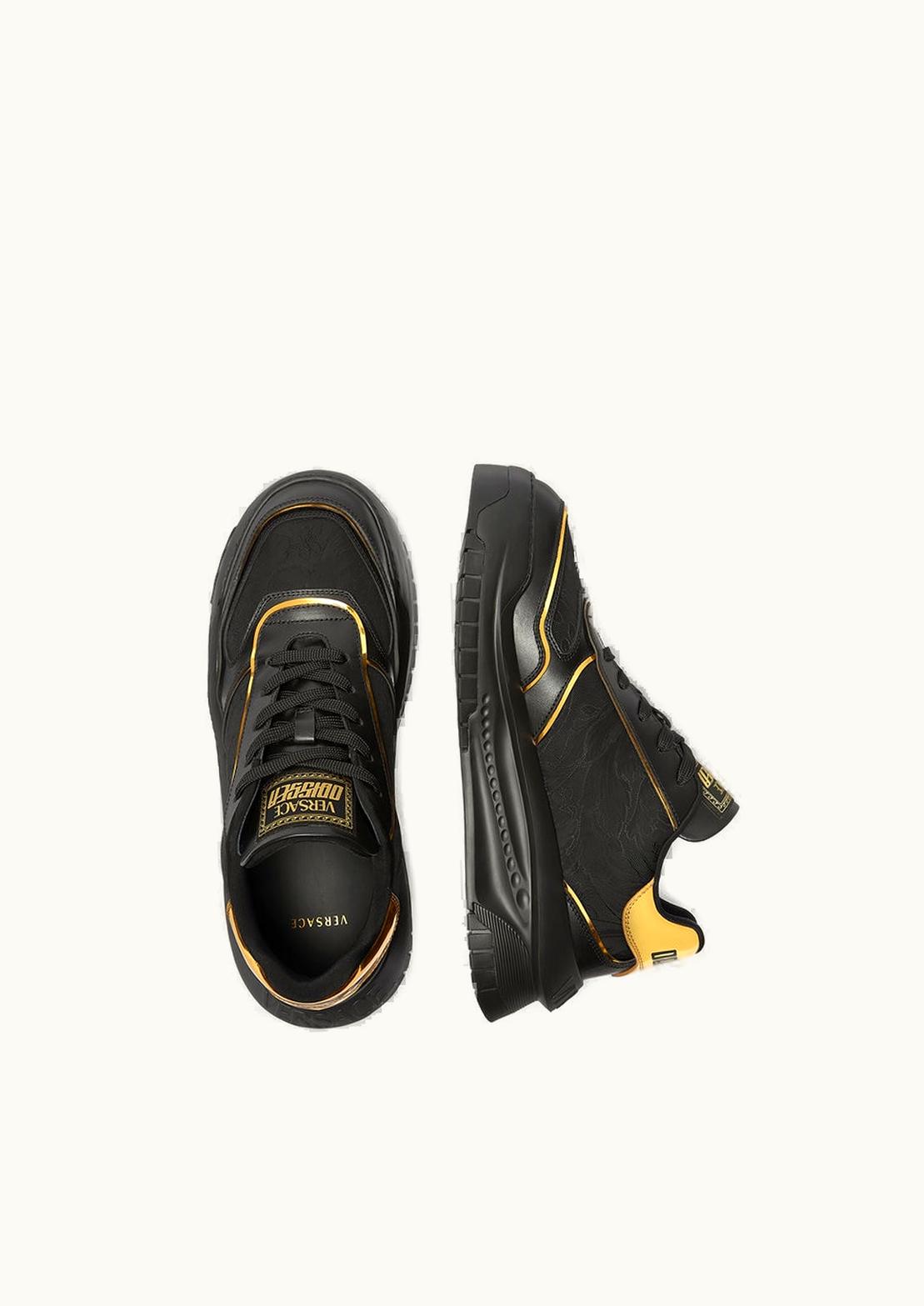 Versace Versace Odissea Trainers Black, Gold