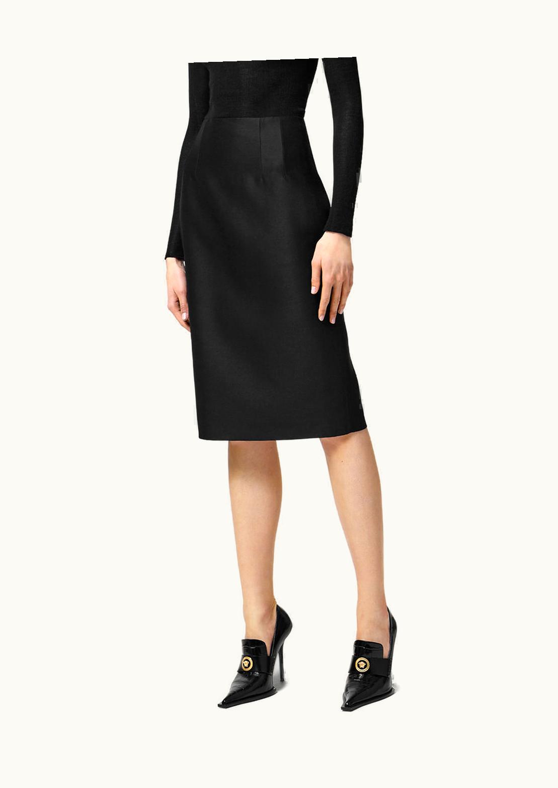 Versace Versace Pencil Midi Skirt Black