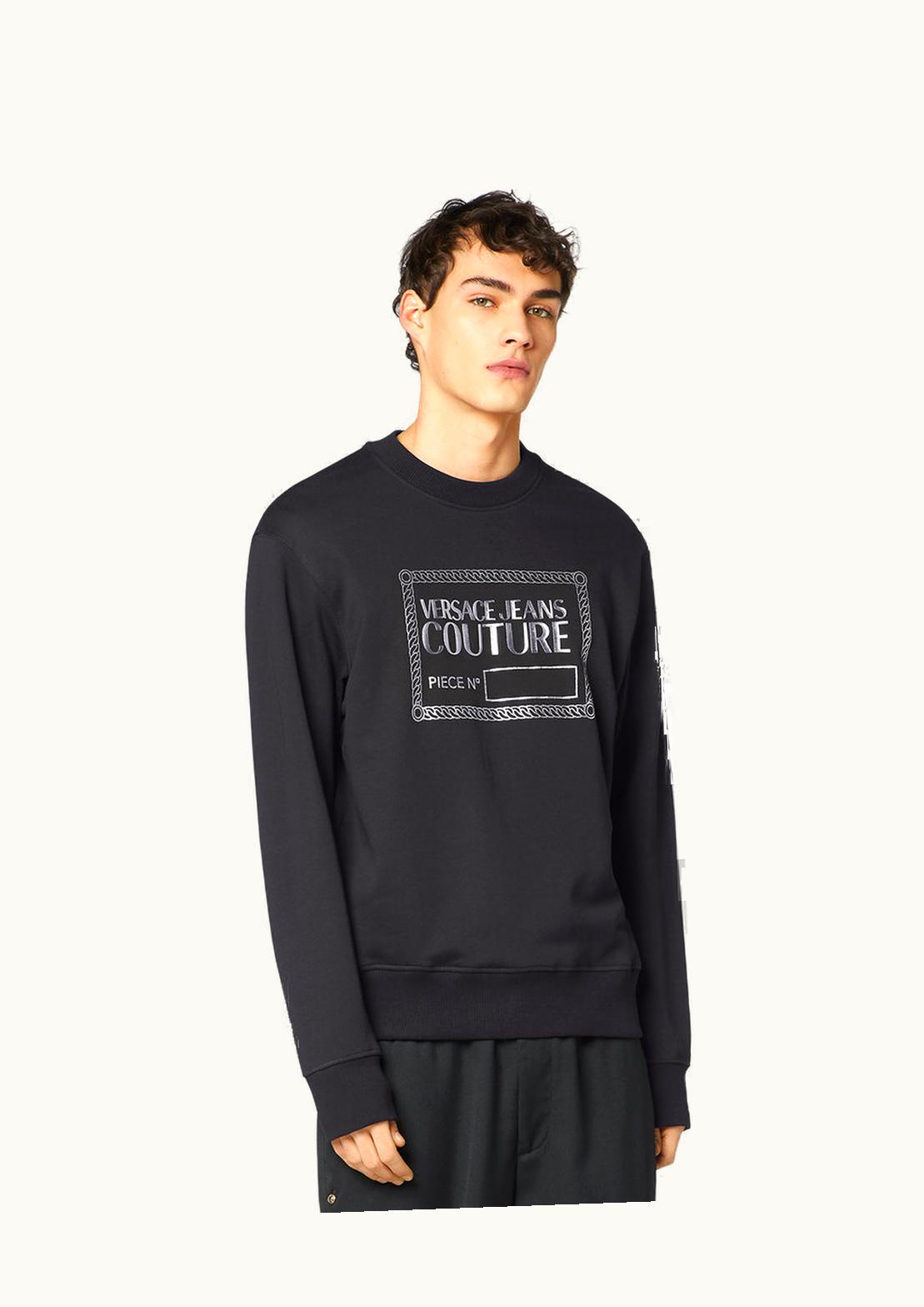 Versace Versace Piece Number Logo Sweatshirt Black