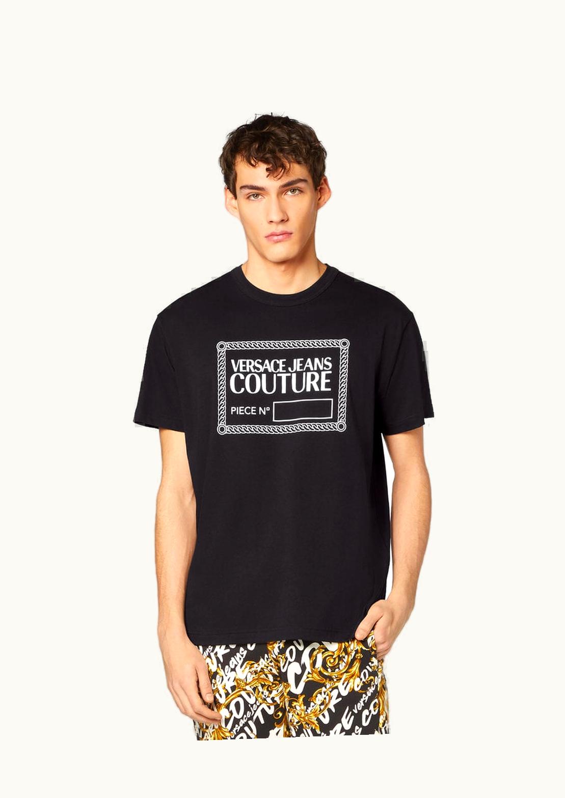 Versace Versace Piece Number Logo T-Shirt Black, Print