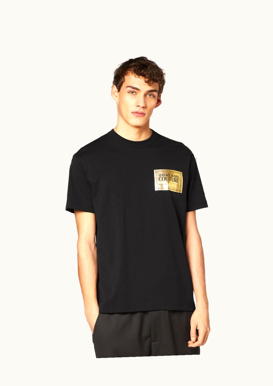 Versace Versace Piece Number Logo T-Shirt Black, Gold
