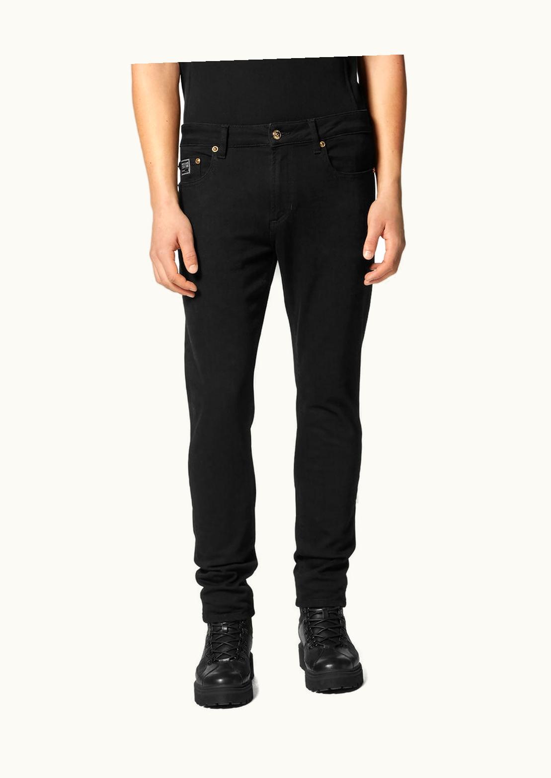 Versace Versace Piece Number Slim-Fit Jeans Black