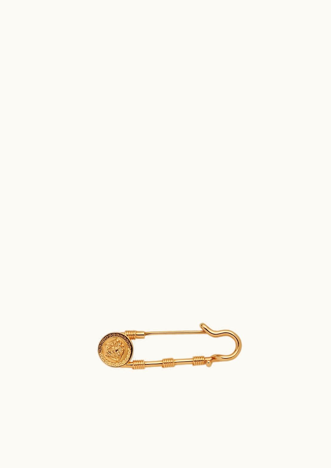 Versace Versace La Medusa Safety Pin Brooch Gold