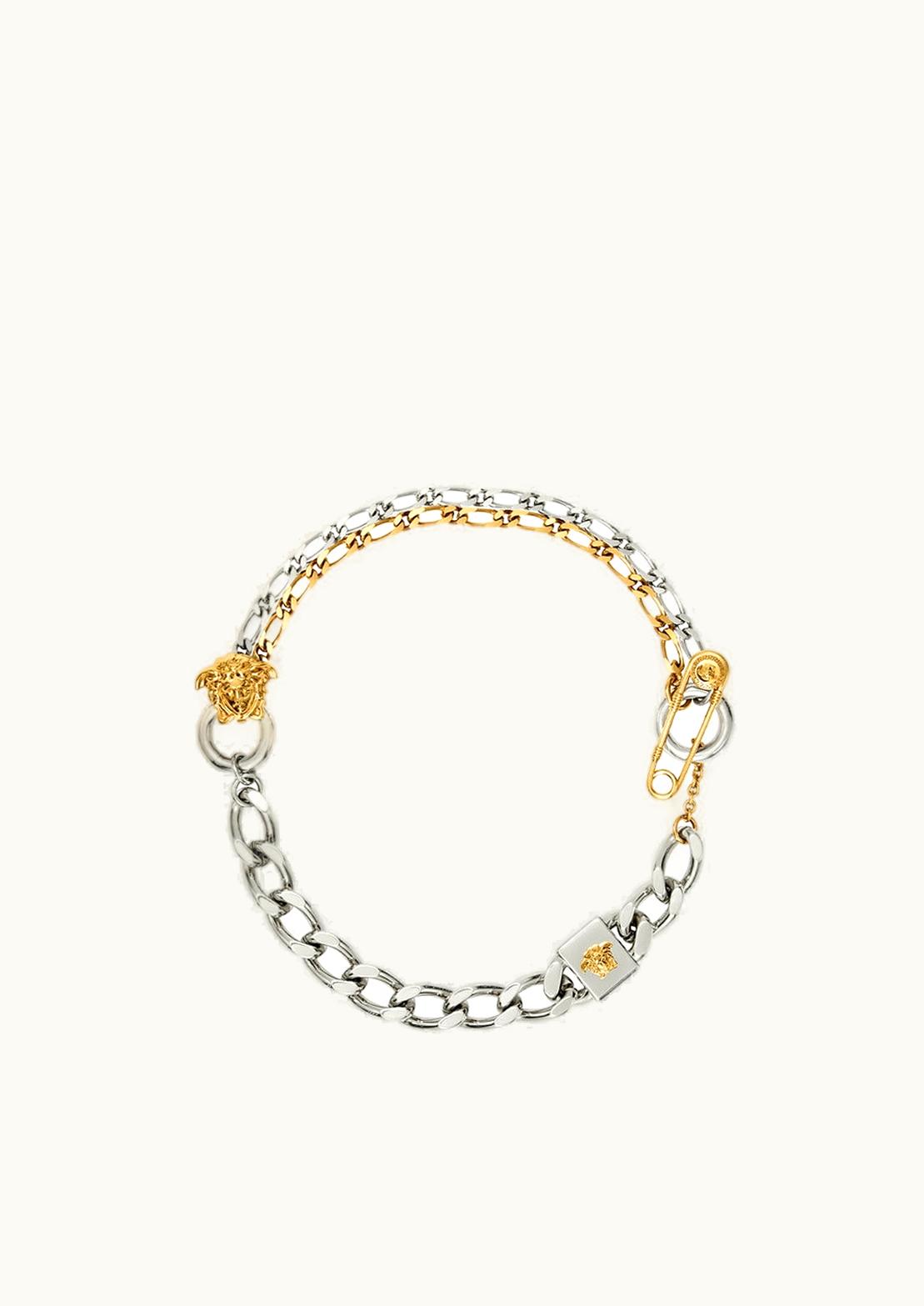 Versace Versace Safety Pin Necklace Gold, Silver