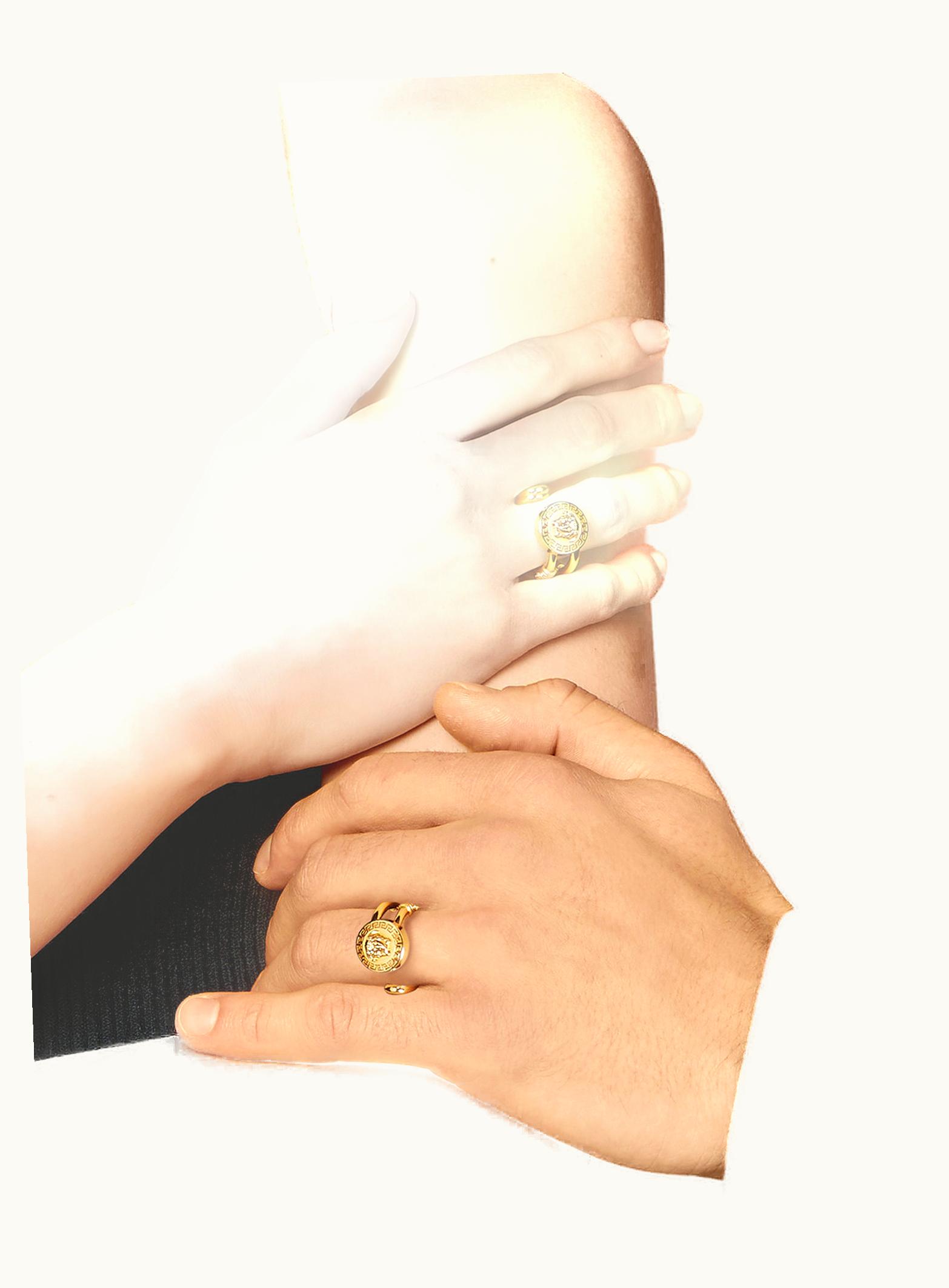 Versace Versace Safety Pin Ring Gold