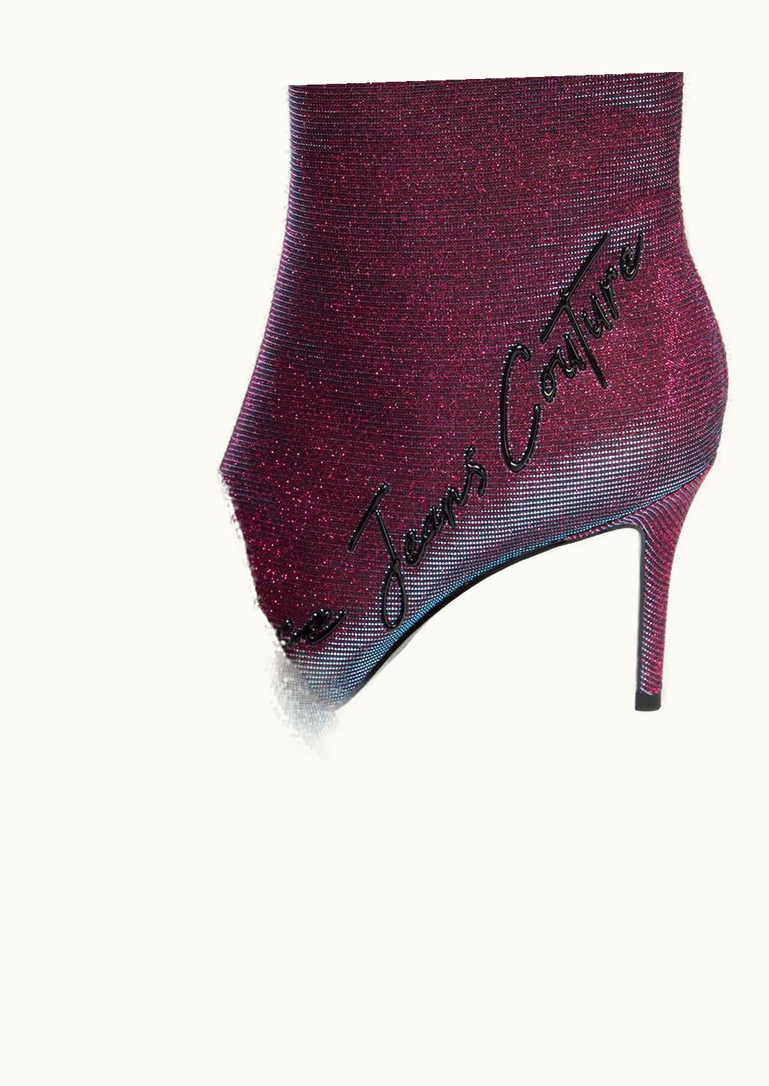 Versace Versace Scarlett Metallic Boots Pink