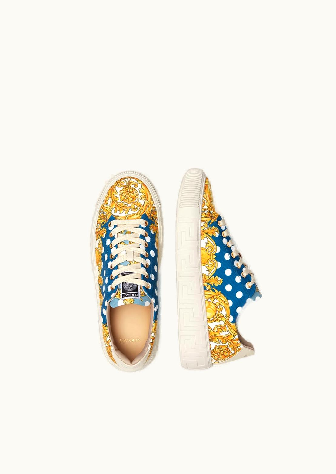 Versace Versace Seashell Baroque Greca Polka Dot Low-Top Trainers