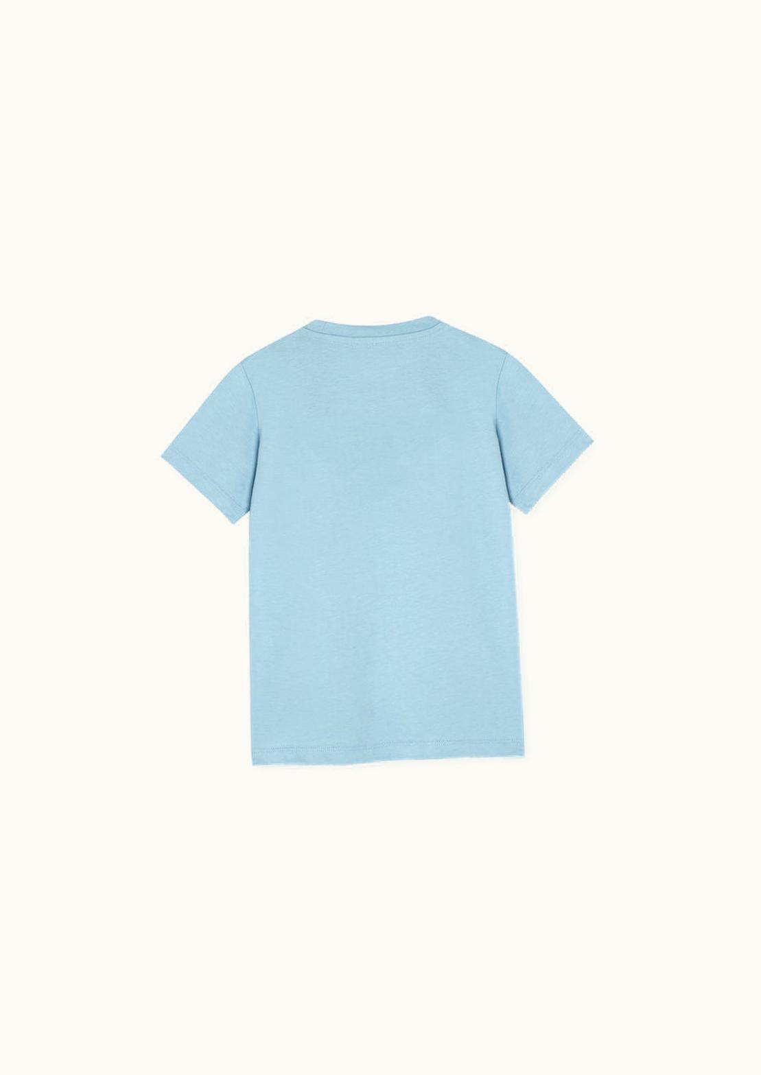 Versace Versace Seashell Baroque Kids T-Shirt Blue