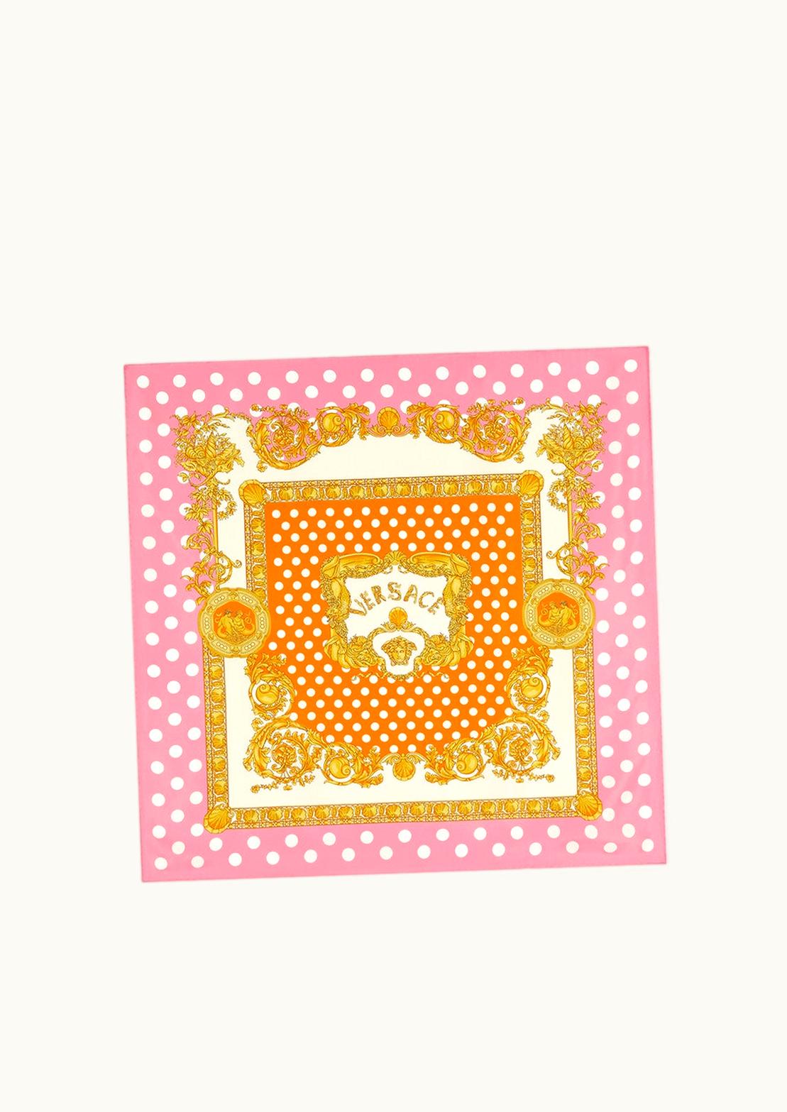 Versace Versace Seashell Baroque Large Silk Foulard 90 CM Print