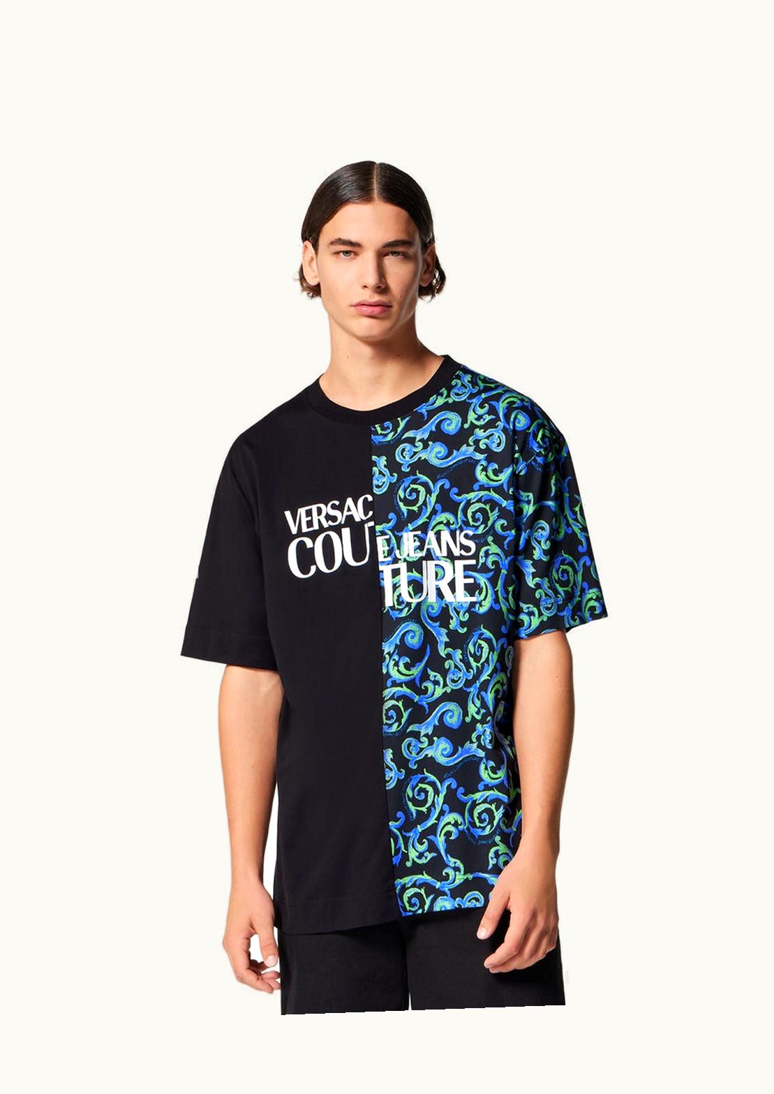 Versace Versace Sketch Couture Logo T-Shirt Black