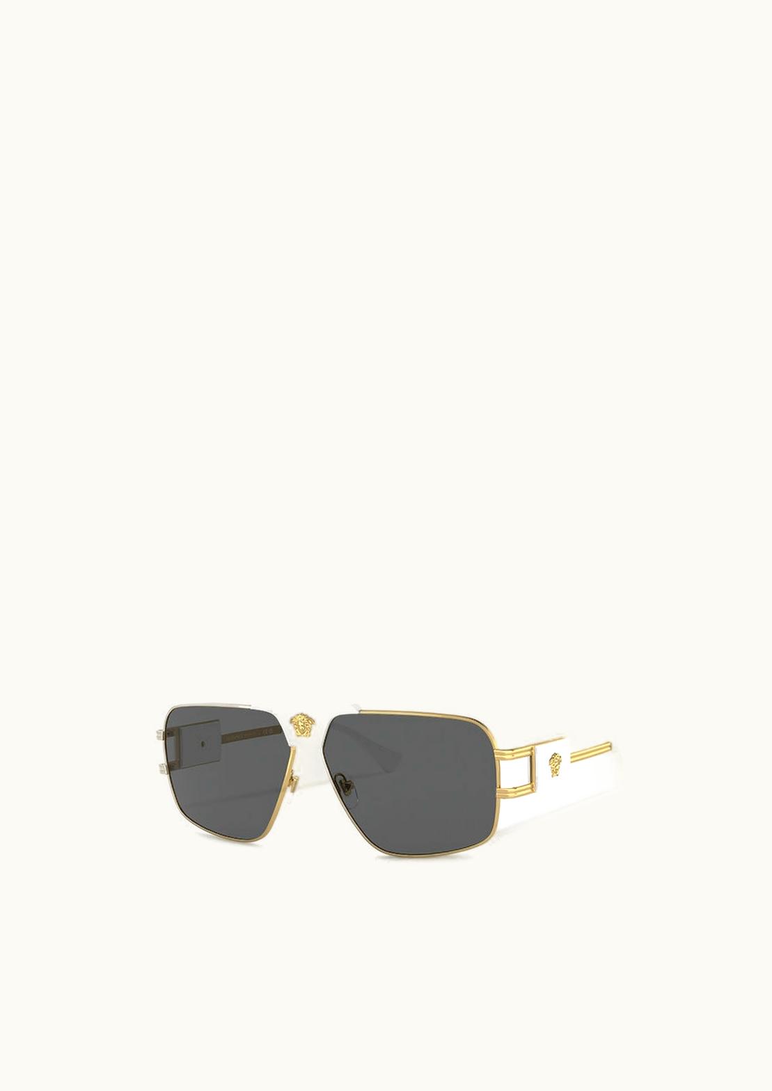 Versace Versace Special Project Aviator Sunglasses White