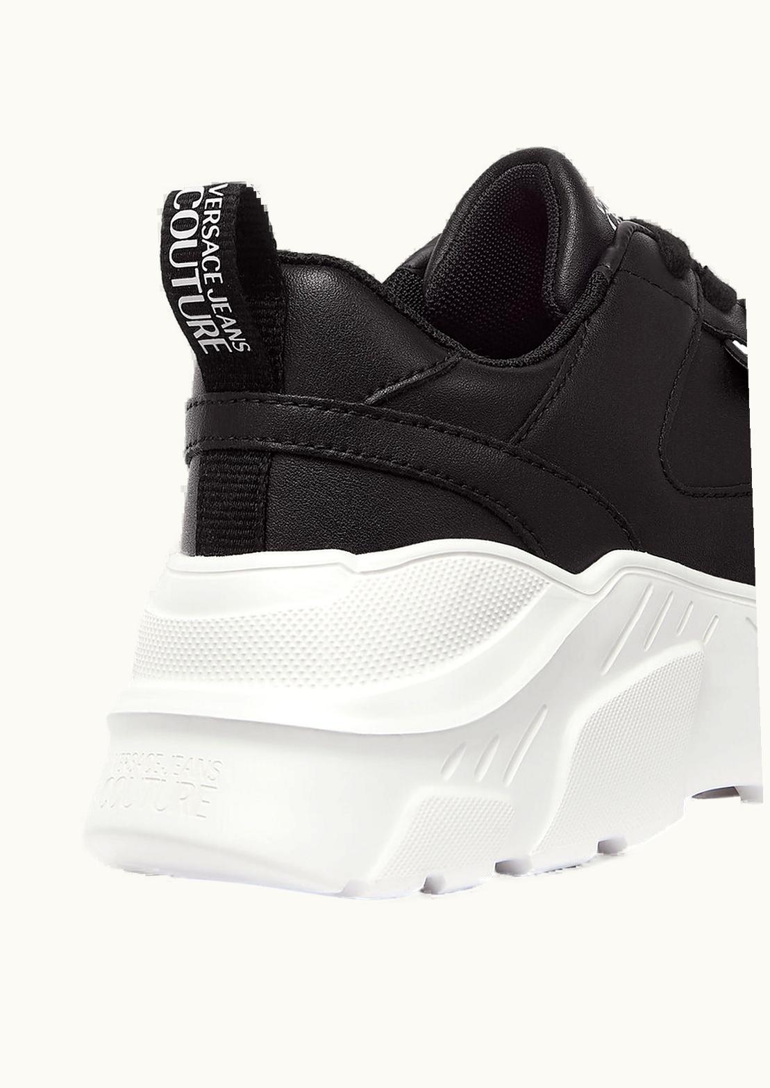 Versace Versace Speedtrack Leather Trainers Black