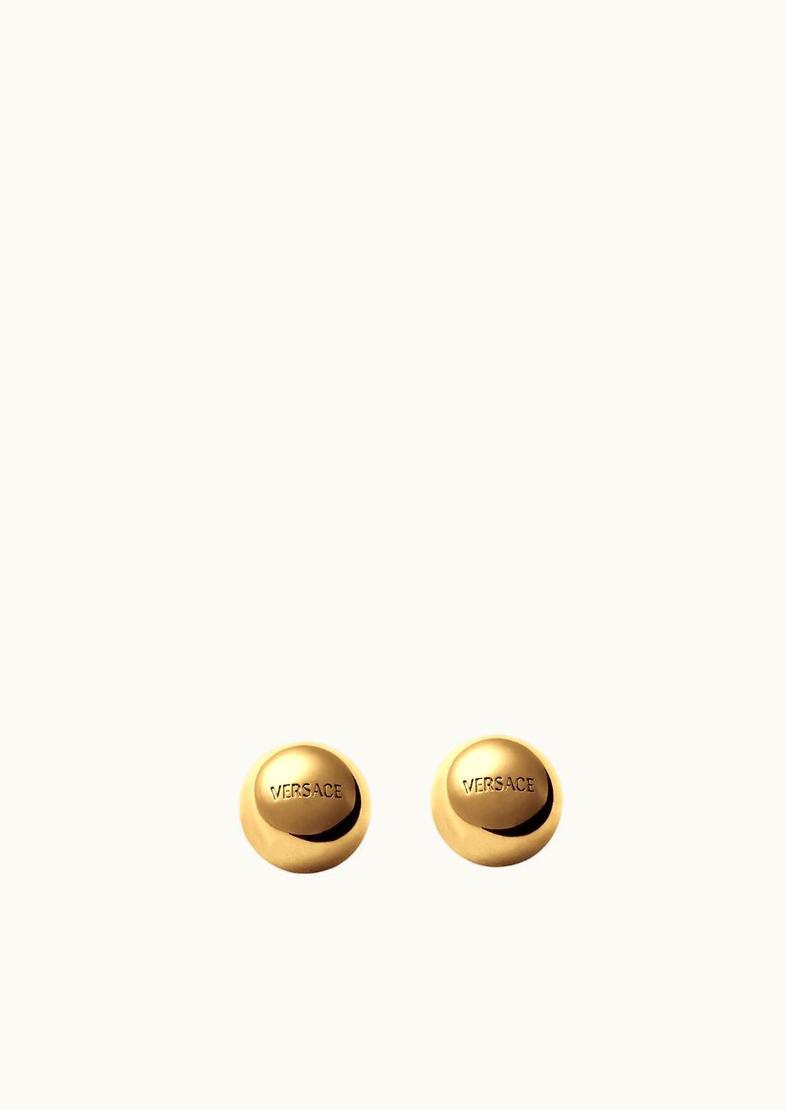 Versace Sphere Versace Tiles Earrings Gold