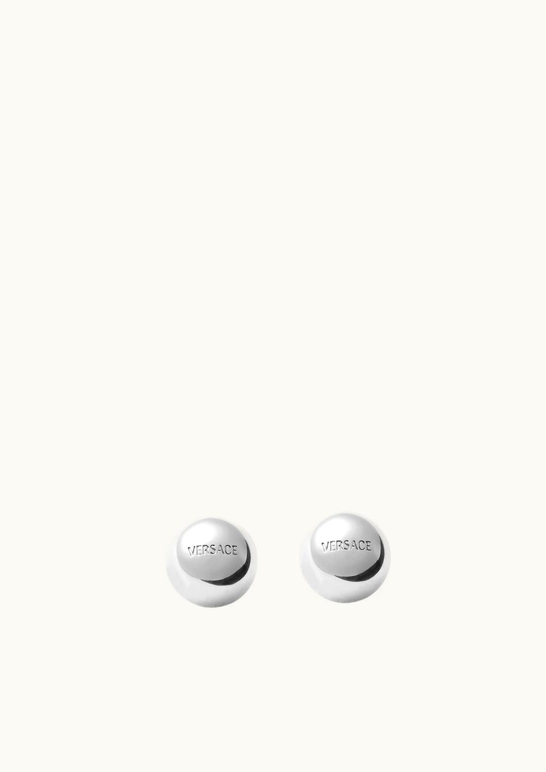 Versace Sphere Versace Tiles Earrings Silver