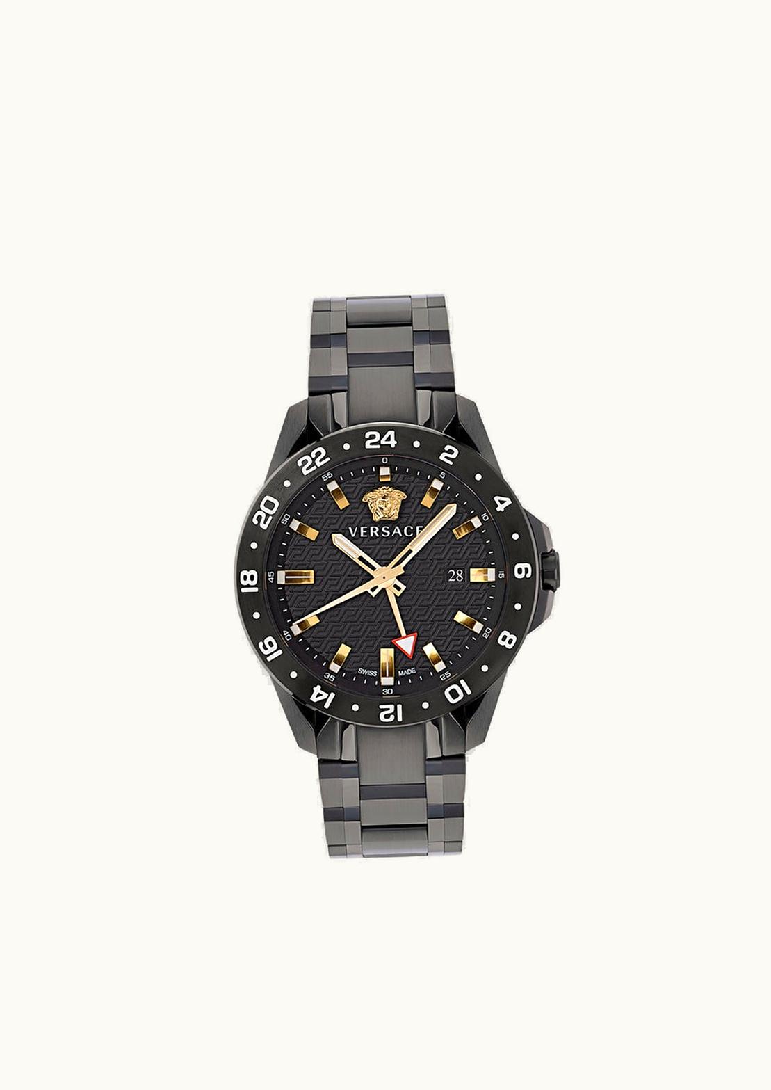 Versace Versace Sport Tech Gmt Watch Black