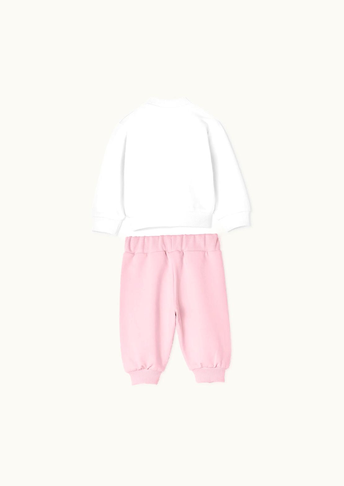 Versace Versace Stars Baby Sweat Set White, Pink