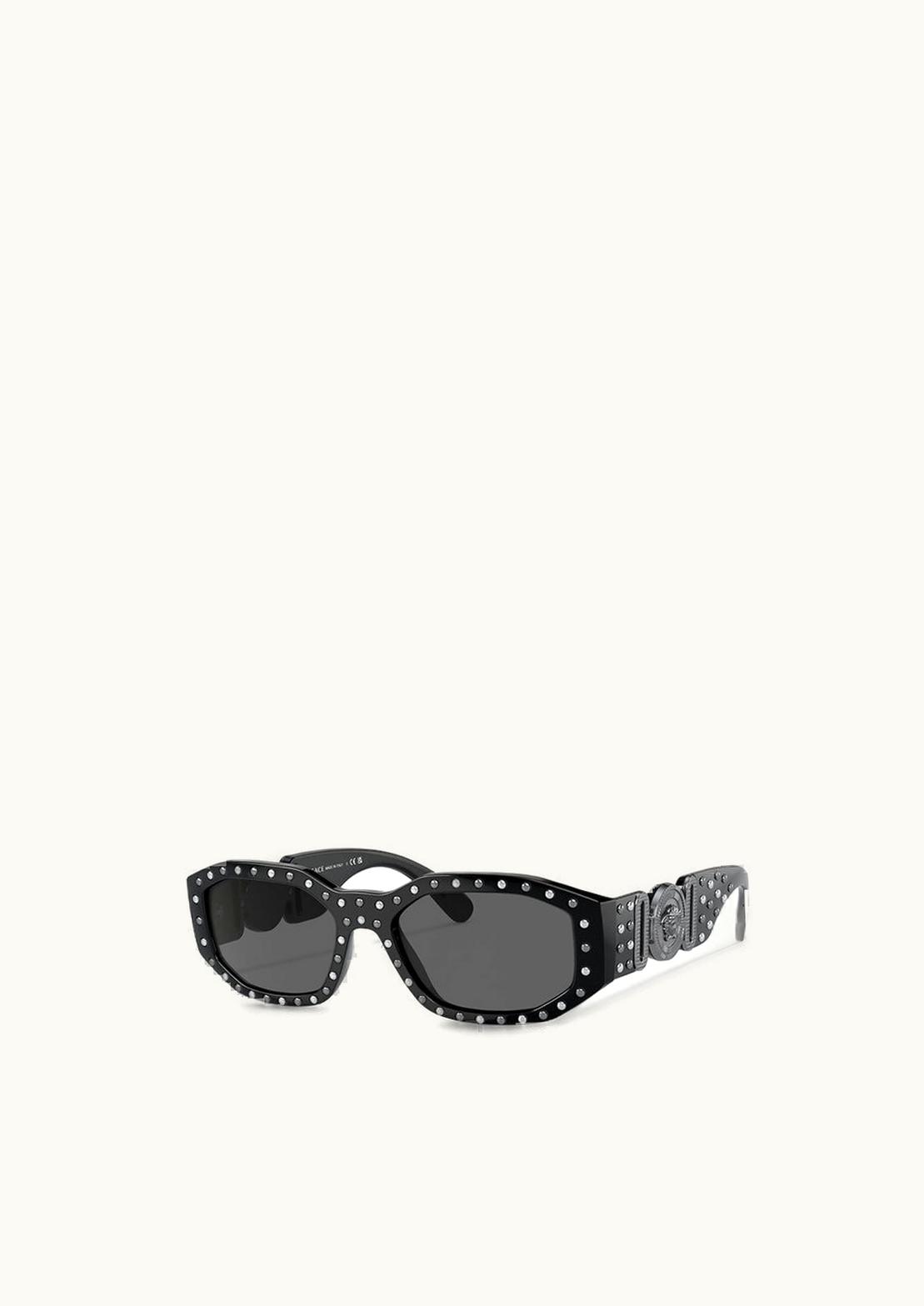 Versace Versace Studded Medusa Biggie Sunglasses Black