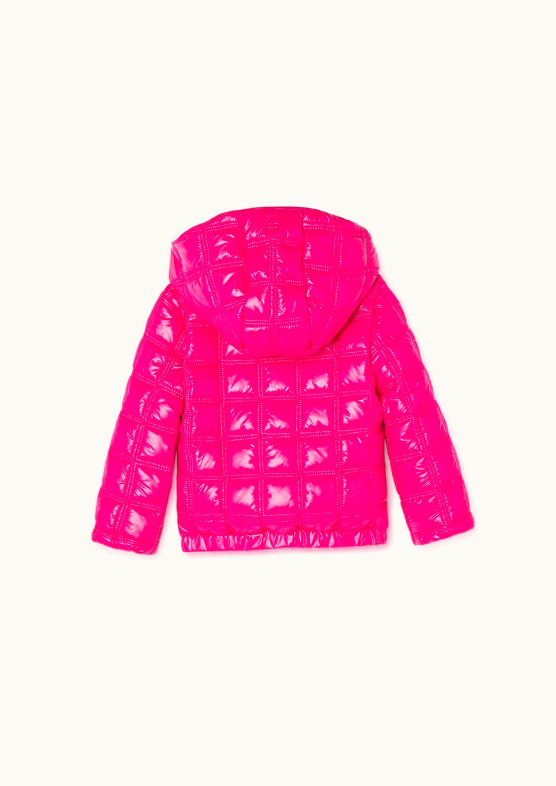 Versace Versace Tartan Medusa Baby Puffer Jacket Pink