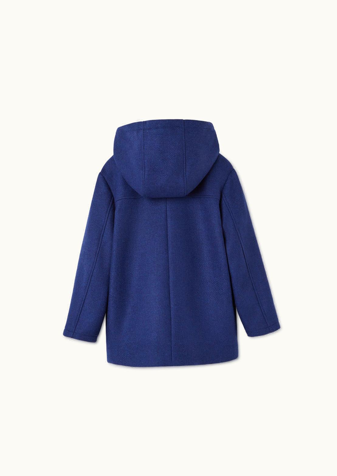 Versace Tartan Versace Logo Kids Coat Blue