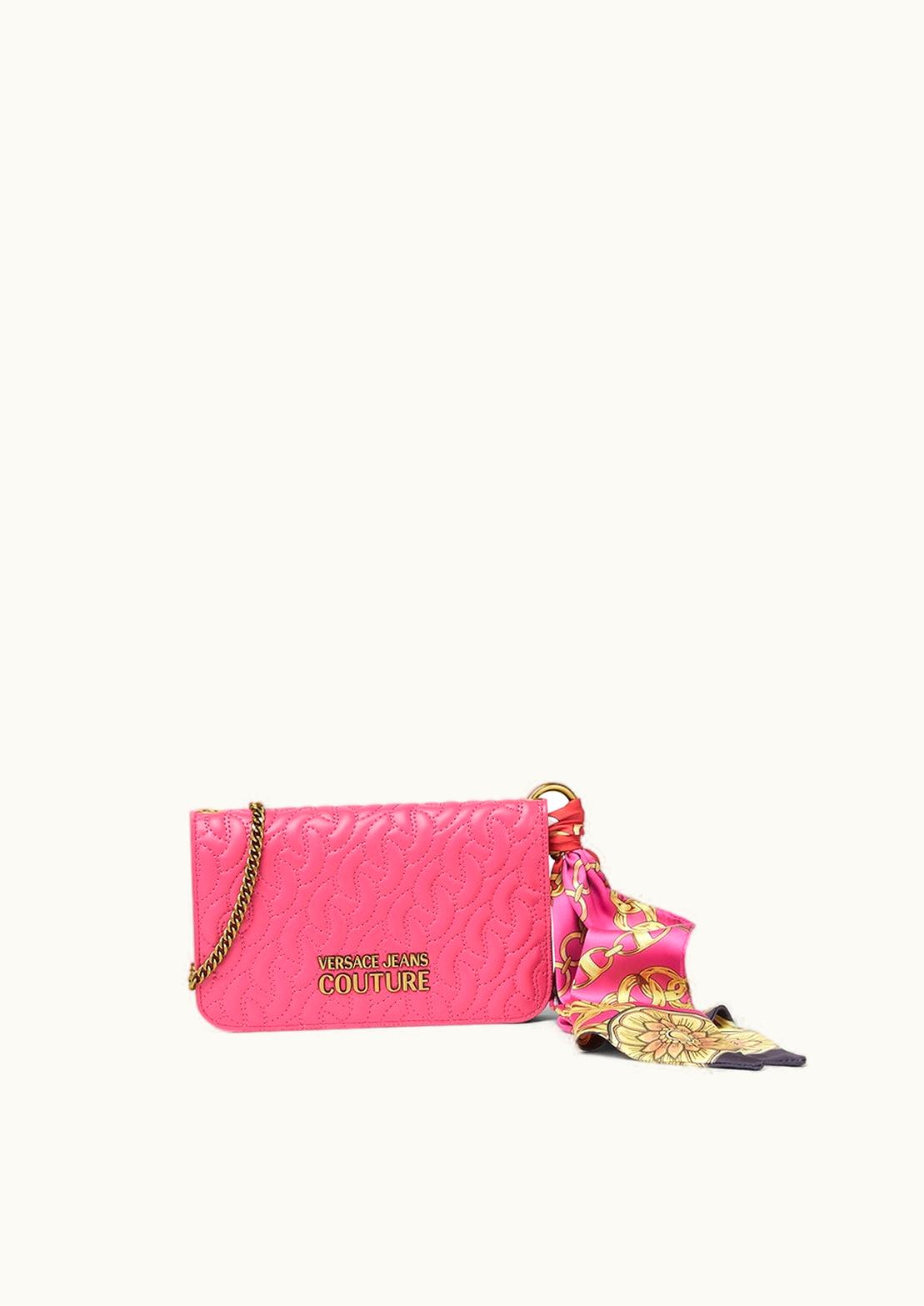 Versace Versace Thelma Logo Foulard Clutch Pink