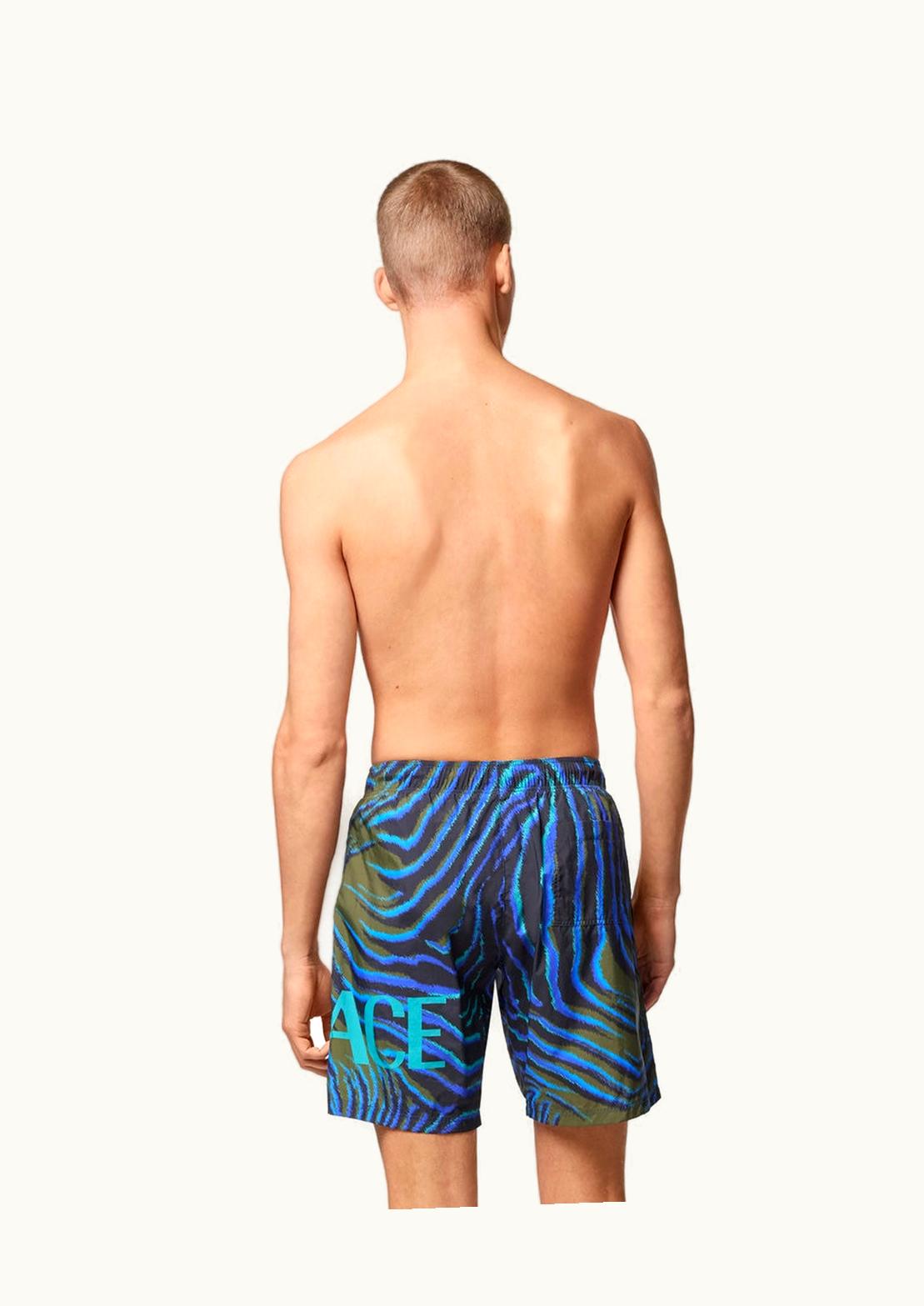 Versace Versace Tiger Print Boardshorts Multicolor