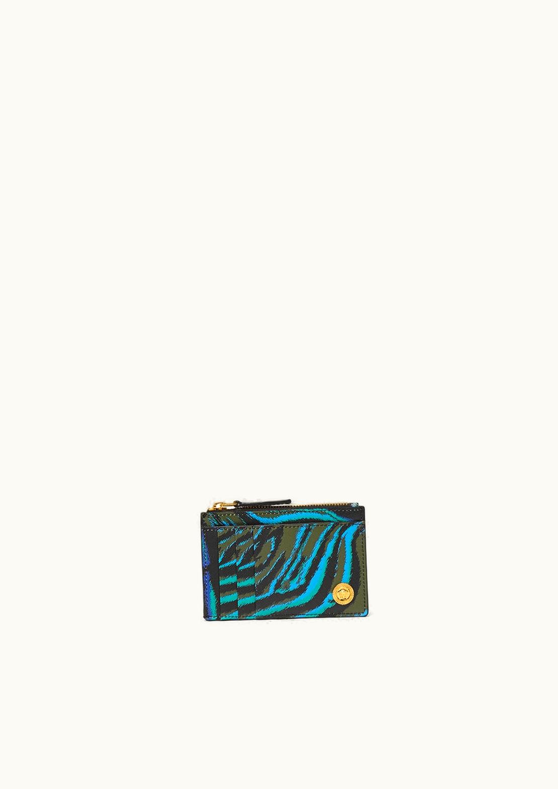 Versace Versace Tiger Medusa Biggie Card Holder Multicolor