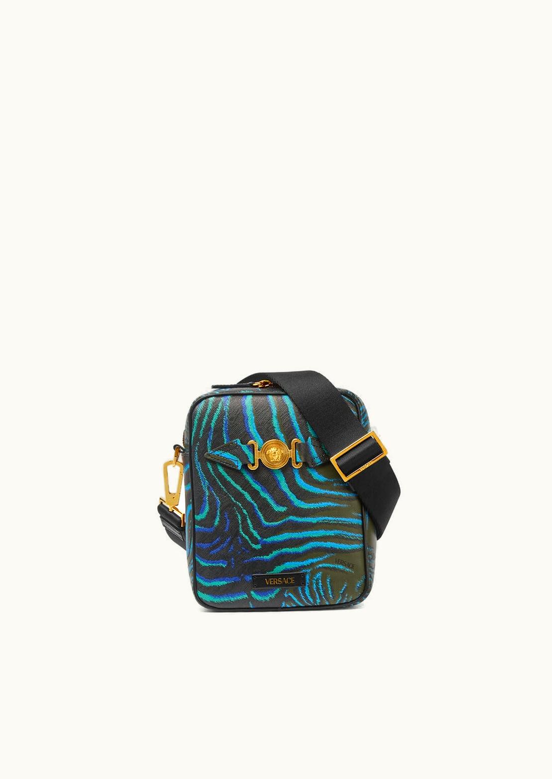 Versace Versace Tiger Medusa Biggie Crossbody Bag Multicolor