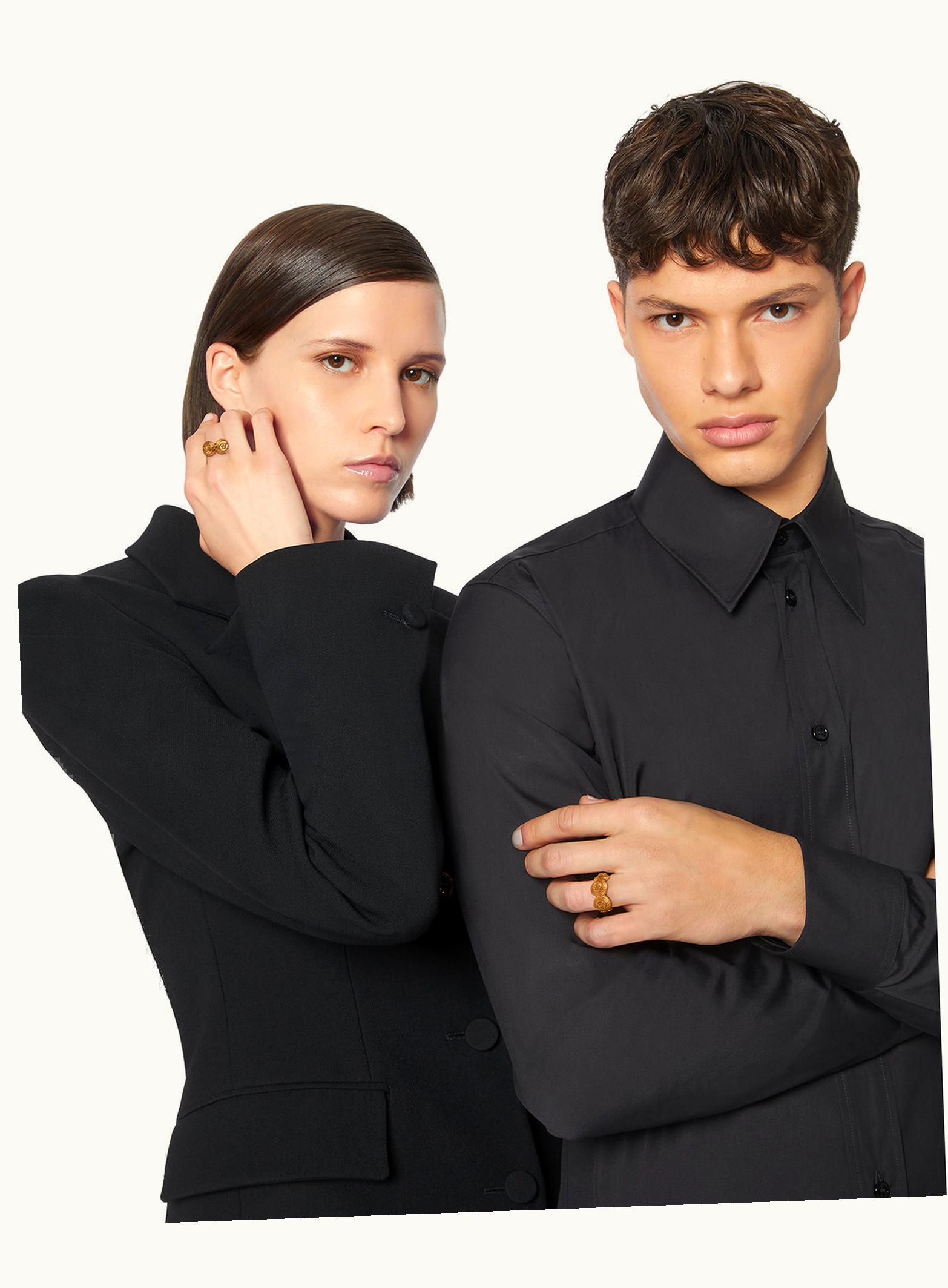 Versace Versace Medusa Vintage Medallion Ring Gold