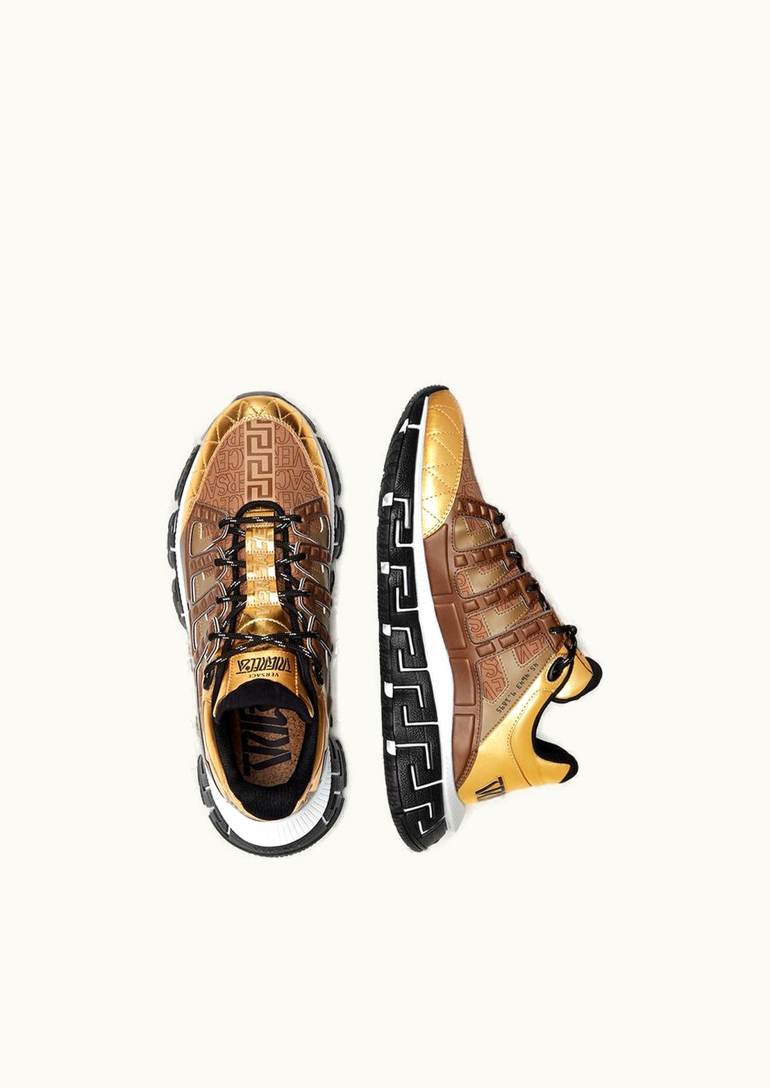 Versace Versace Trigreca Sneakers Brown, Gold