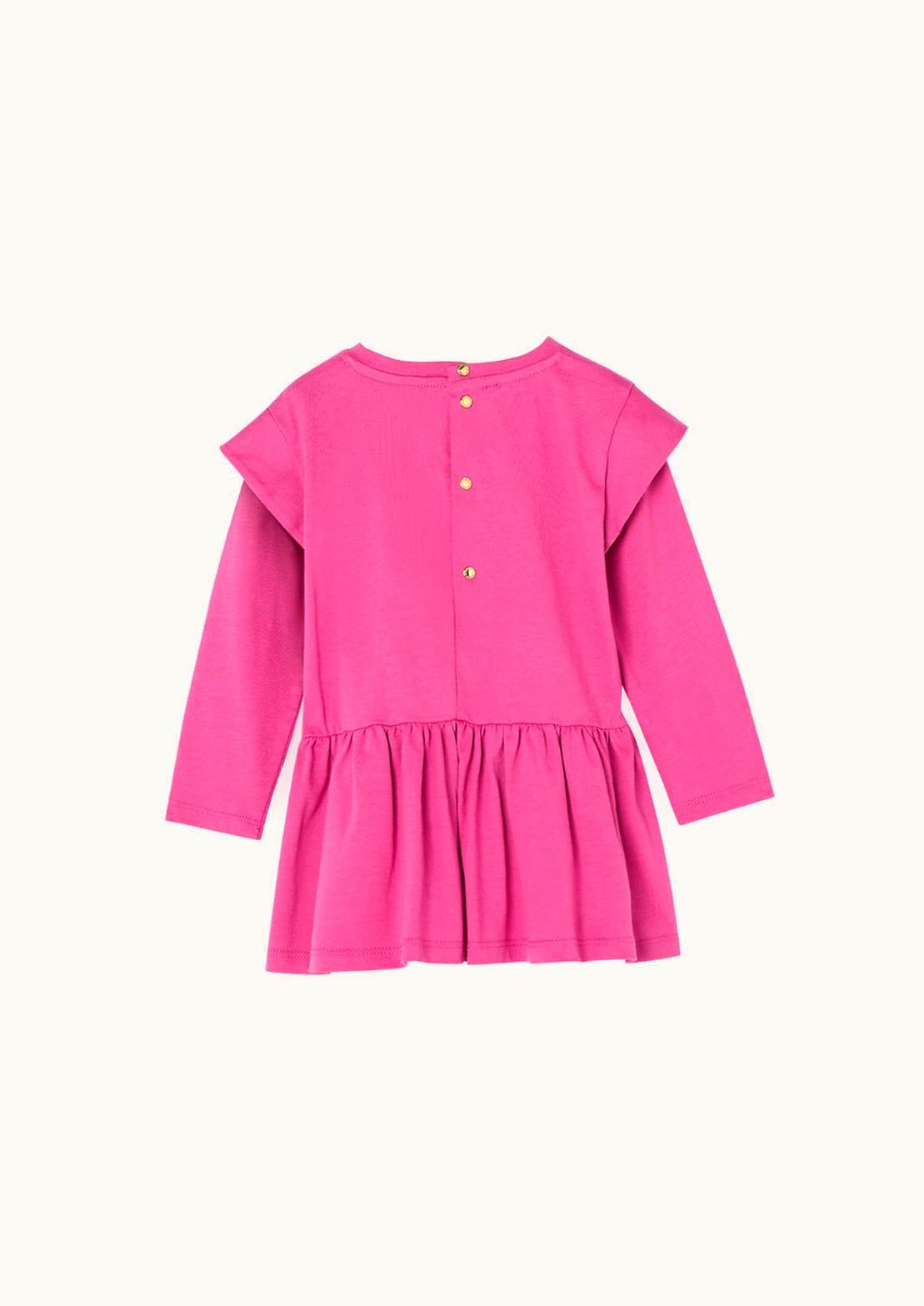 Versace Varsity Versace Logo Baby Dress Pink
